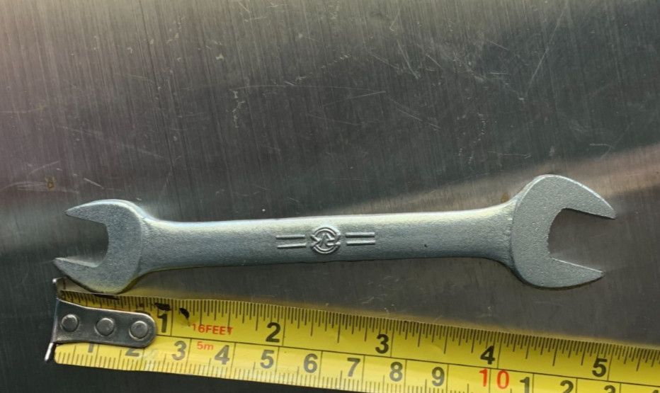 Vintage Honda Motors ~(HM)~ Riken Kogyo (RK) Open End Metric Wrench 10mm/12mm