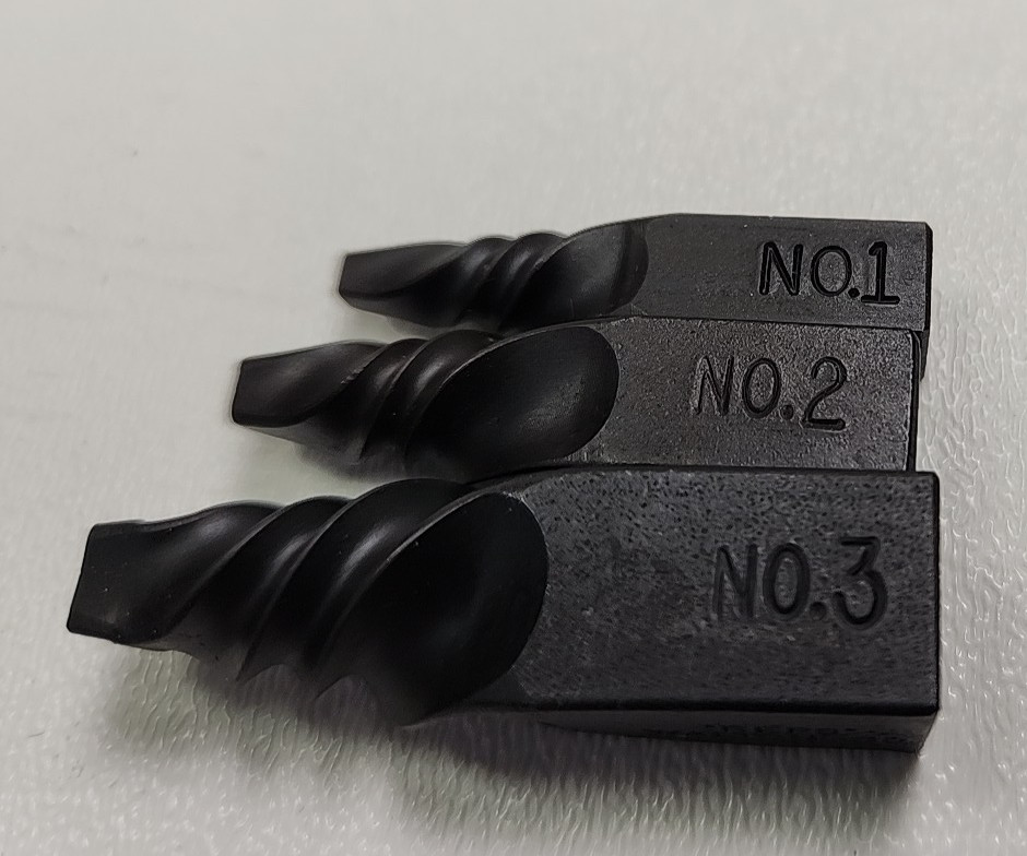 Walton Pipe Stud And Screw Extractors 3 Piece Set Reps #1, #2, #3 New Old Stock