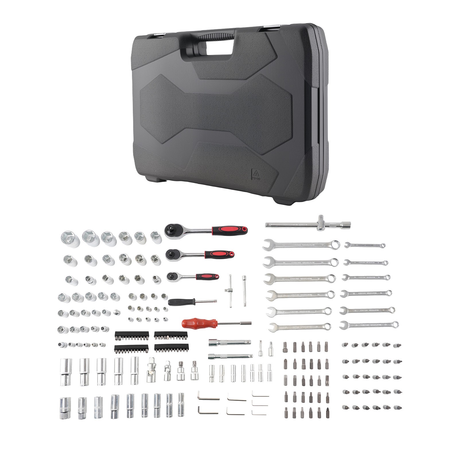 216PCS Professional Socket Set Ratchet Wrench Drive Tool Kit w/Storage