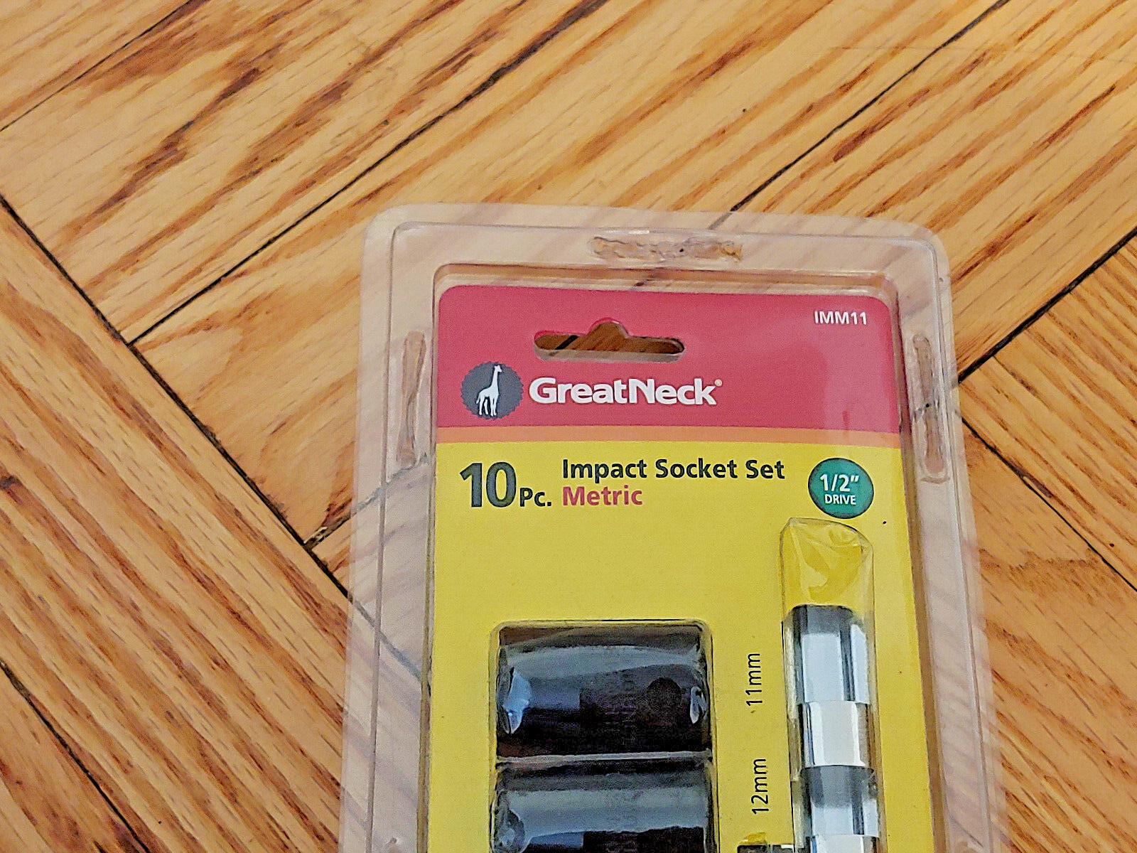 Greatneck 1/2″ Drive Deep Impact Socket Set Metric 10 Piece IMM11 In Package