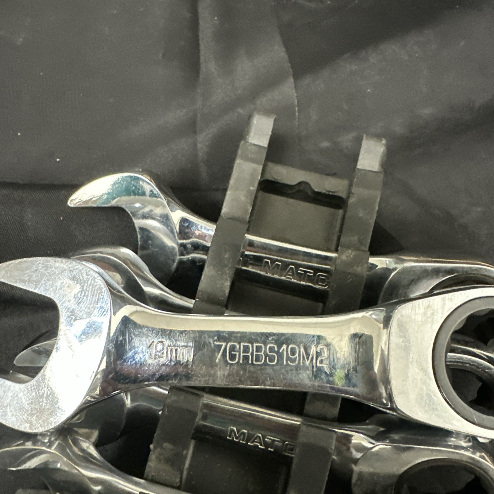 MATCO TOOLS – 12 pc 72-Tooth Metric Combination Ratcheting Wrench Set S7GRFM12
