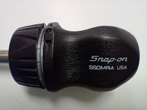Rare Snap-on SSDMR1 Ratchet Screwdriver NEW OLD GRIP BLACK