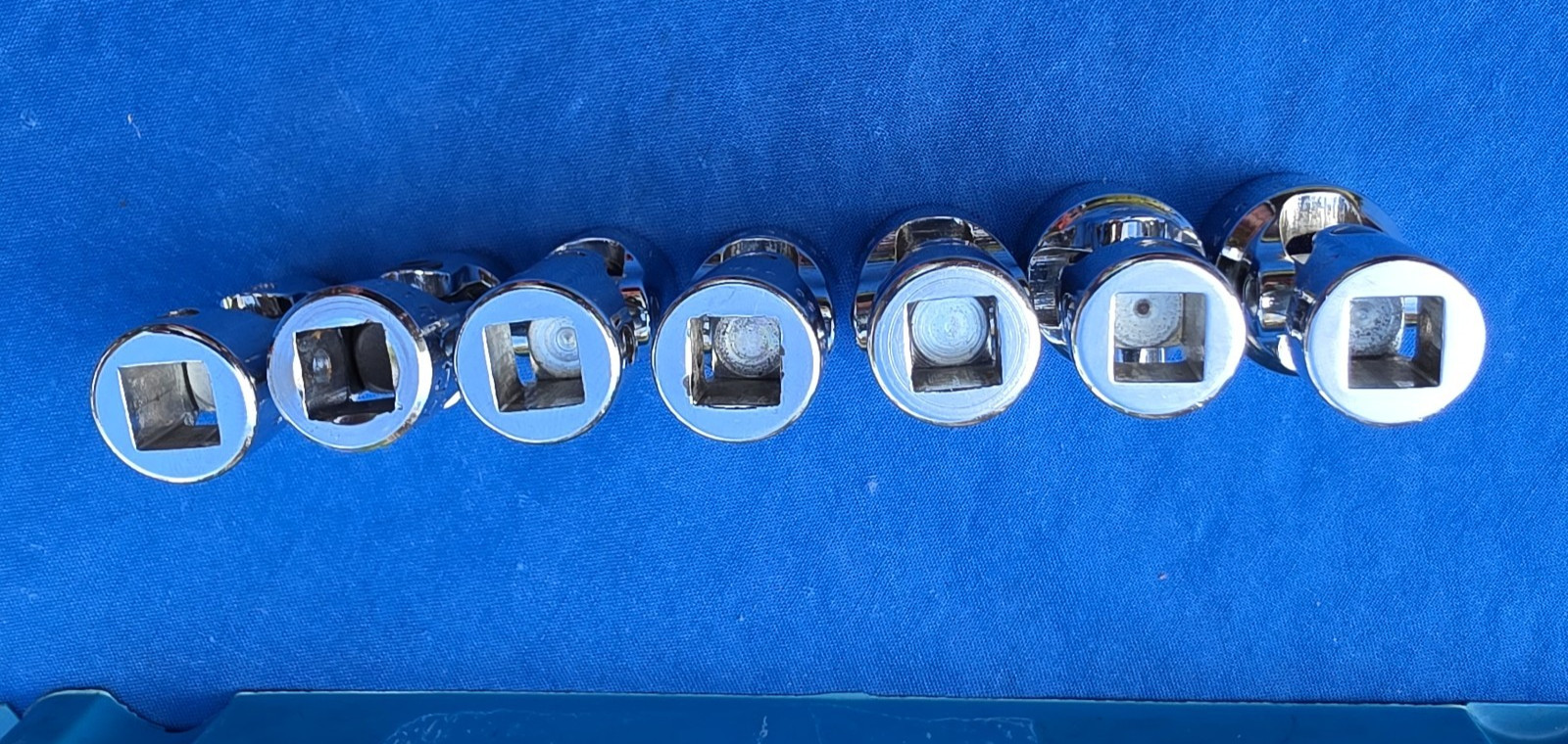 Cornwell 7pc SAE 3/8-3/4 Chrome Universal Swivel Socket Set 3/8″ Drive Mixed
