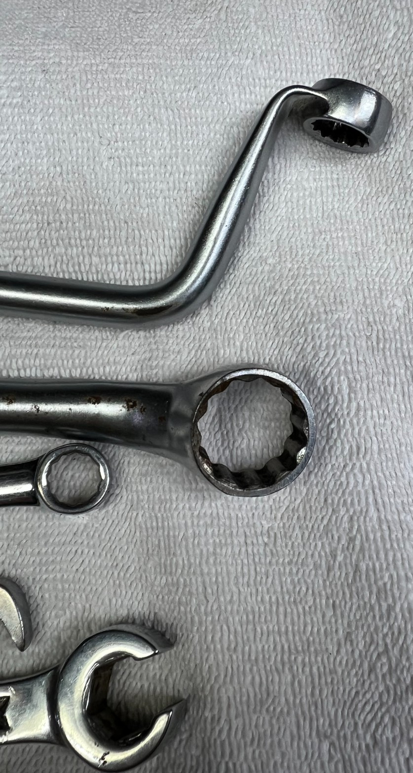 Snap on Wrenches Various Styles and Sizes Lot of 5