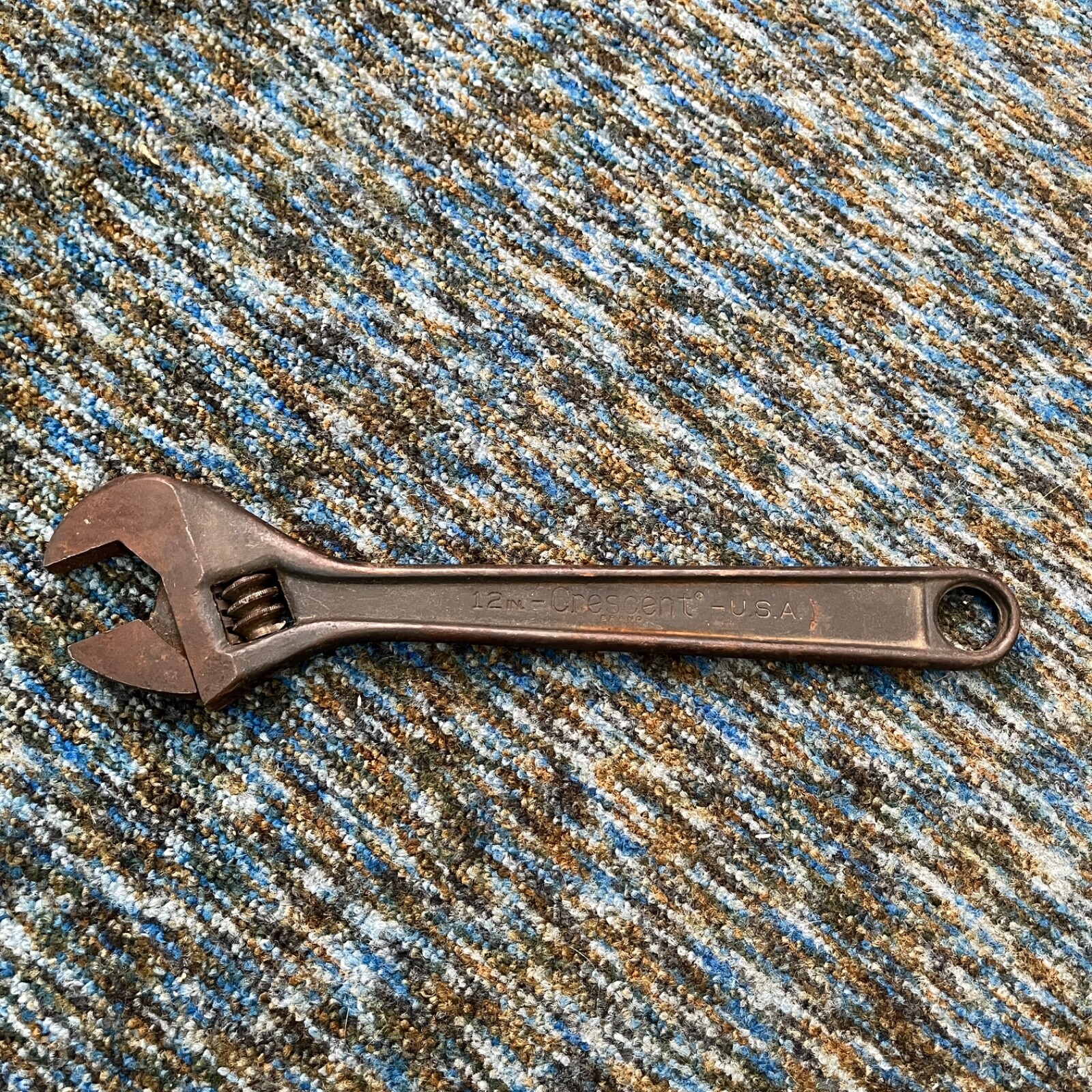 Vintage Crescent Adjustable Crestoloy Wrench Forged Alloy Steel 12″