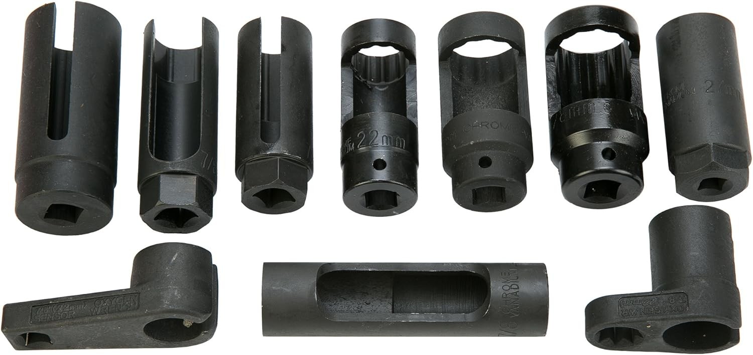 10Pcs Oxygen Sensor Socket Set Sensor Oil Pressure Sending Unit Removal Tool