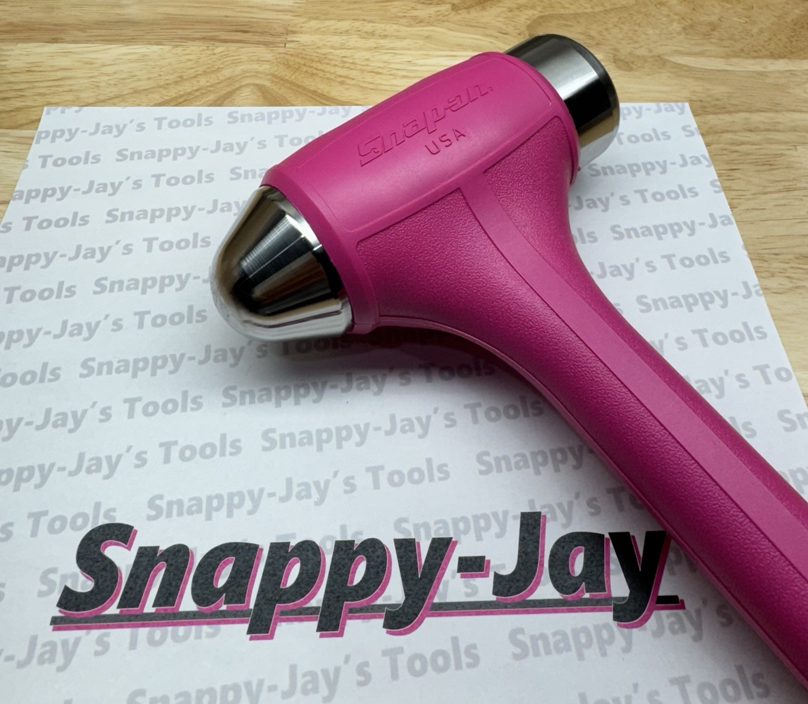 Snap-on Tools USA NEW ELECTRIC PINK 56oz Ball Peen Dead Blow Hammer HBBD56EP