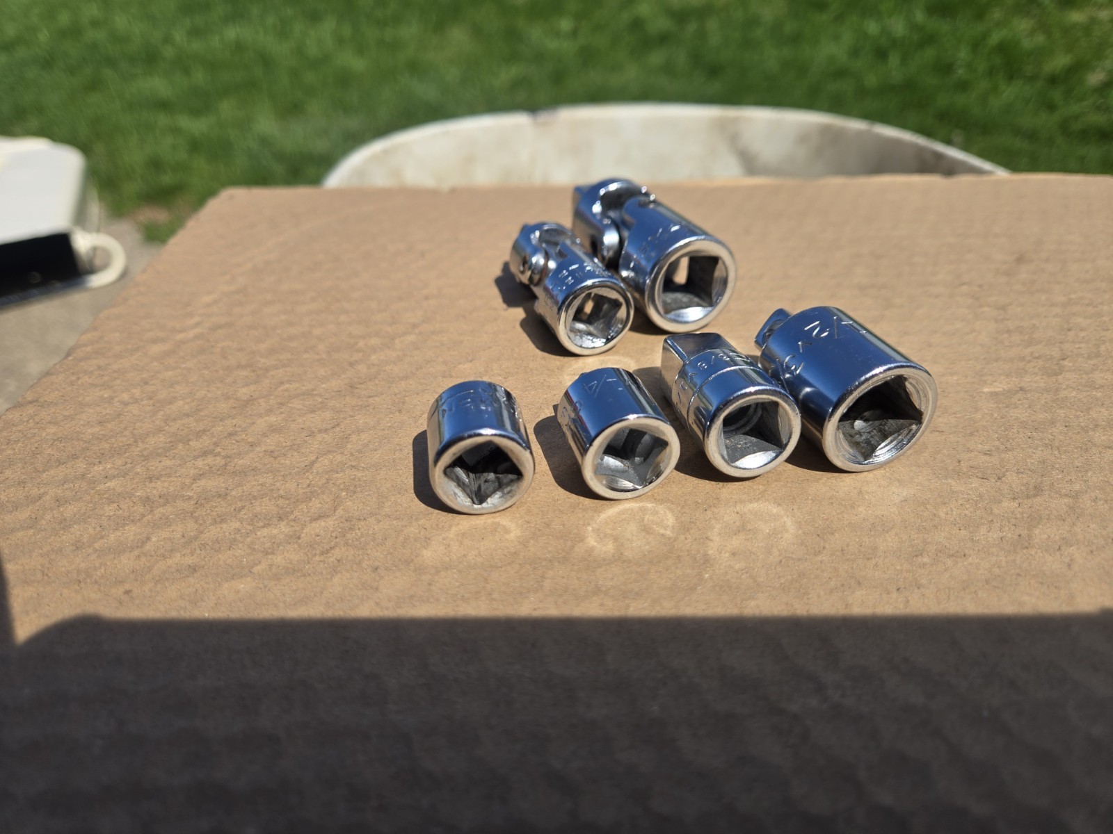 Craftsman Reducers & Swivels 1/4″ 3/8″ 1/2″ Made in The USA 6 Pieces