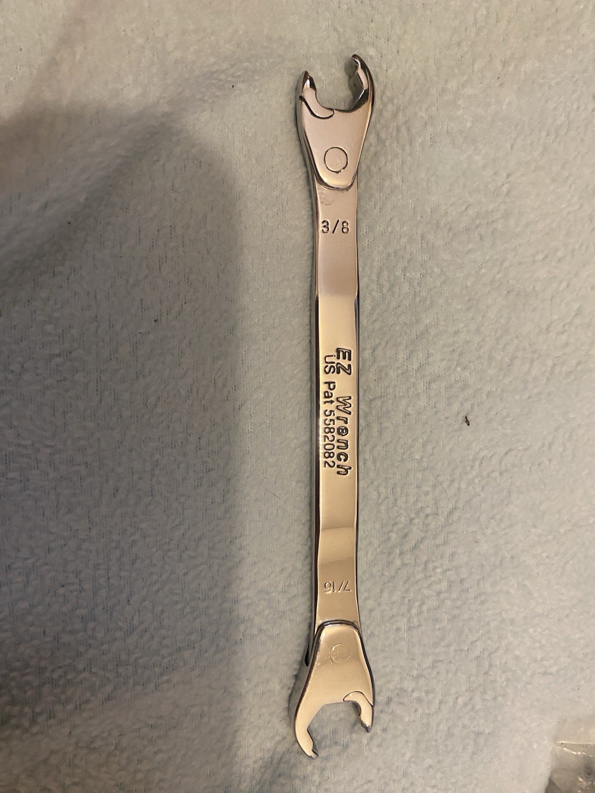 EZ Wrench SAE Standard 3/8, 7/16 Open-End Ratchet