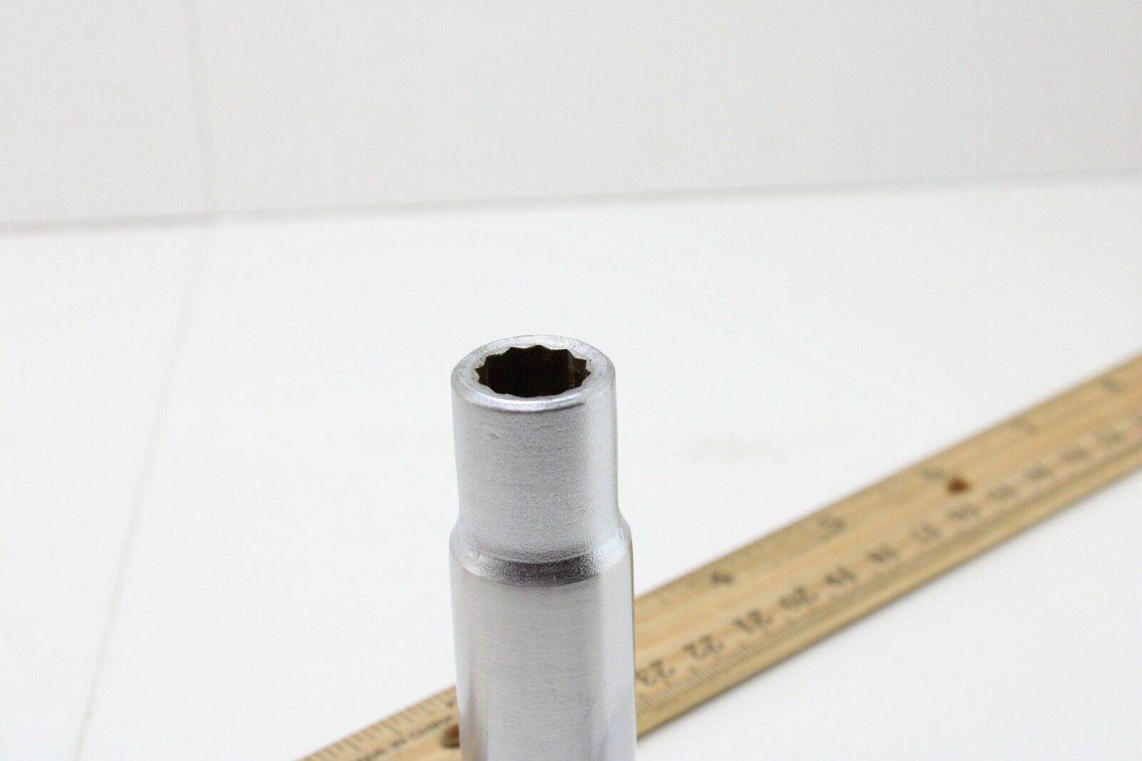 Thorsen 614 7/16″ 1/2″ Drive 12 Point Deep Well SAE Chrome Socket USA