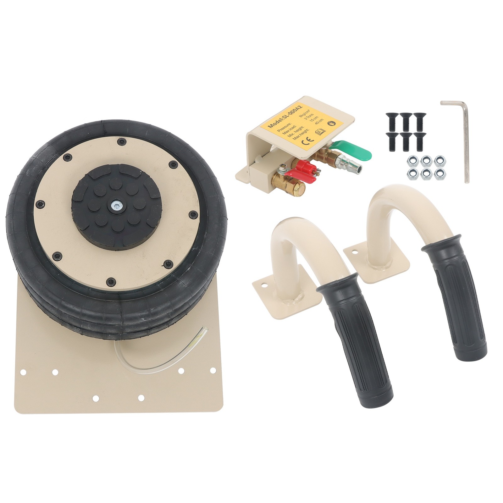 3 Ton/6600 lbs Pneumatic Jack New For Car SUV Lifting Triple Bag Air Jack