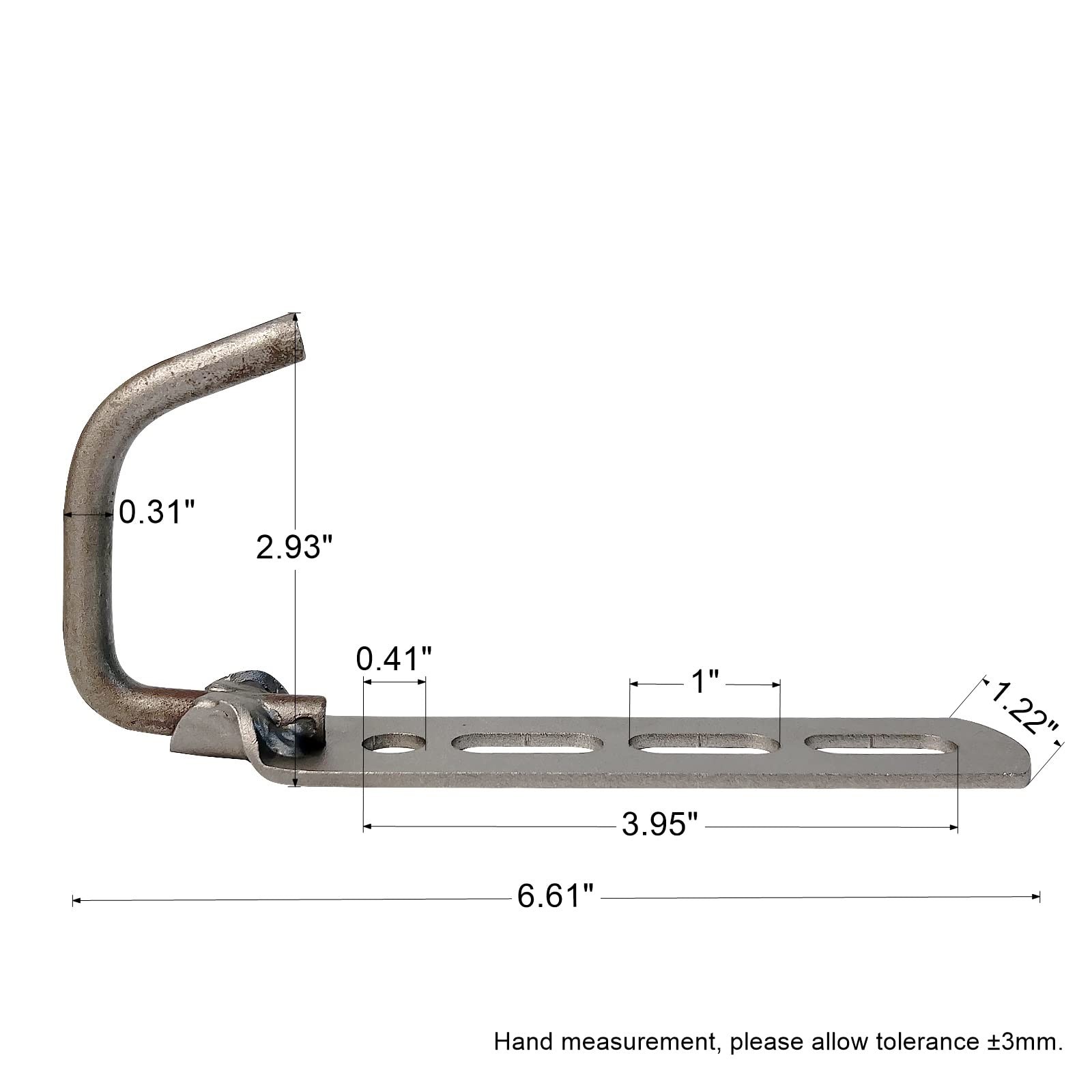 Mild Steel Universal Straight Exhaust Hangers Welded Steel Muffler Support