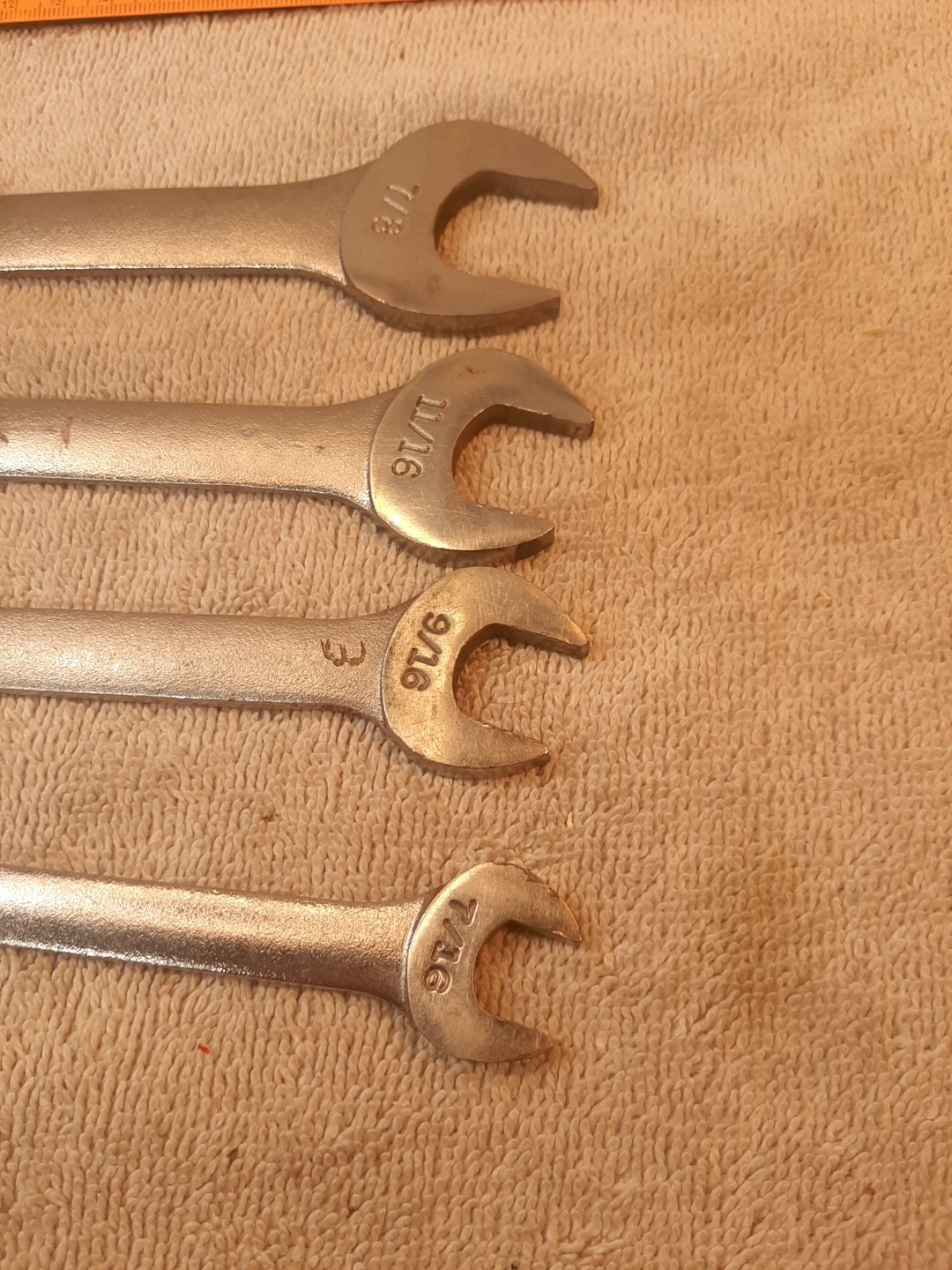 Vintage Craftsman 4pc SAE Tappet Wrench Set -V- 44475. 44474, 44473, 44472, USA