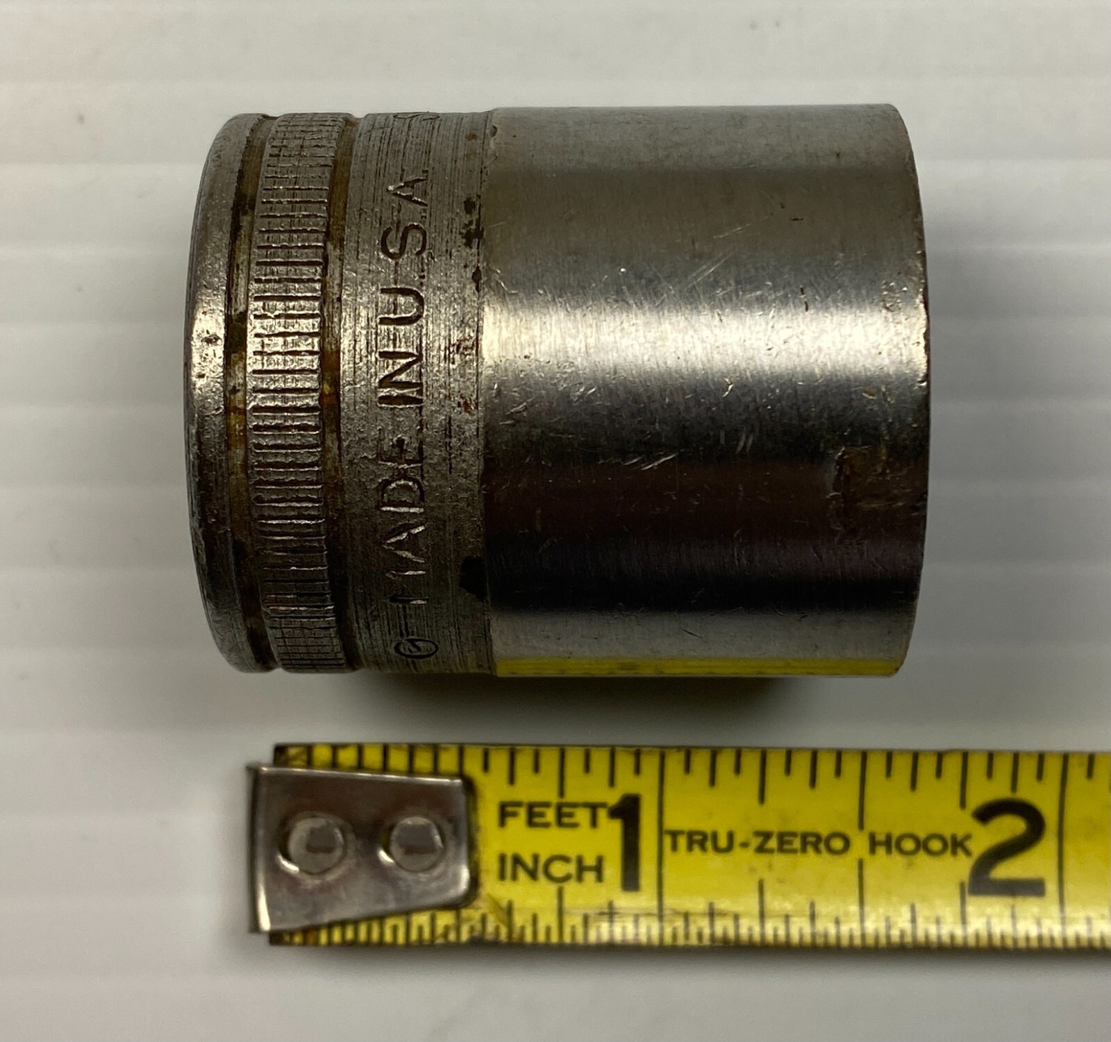 Vintage Snap-On Tools SW320 – 1″ -12 Point Shallow Socket 1/2″ Drive Snap On USA