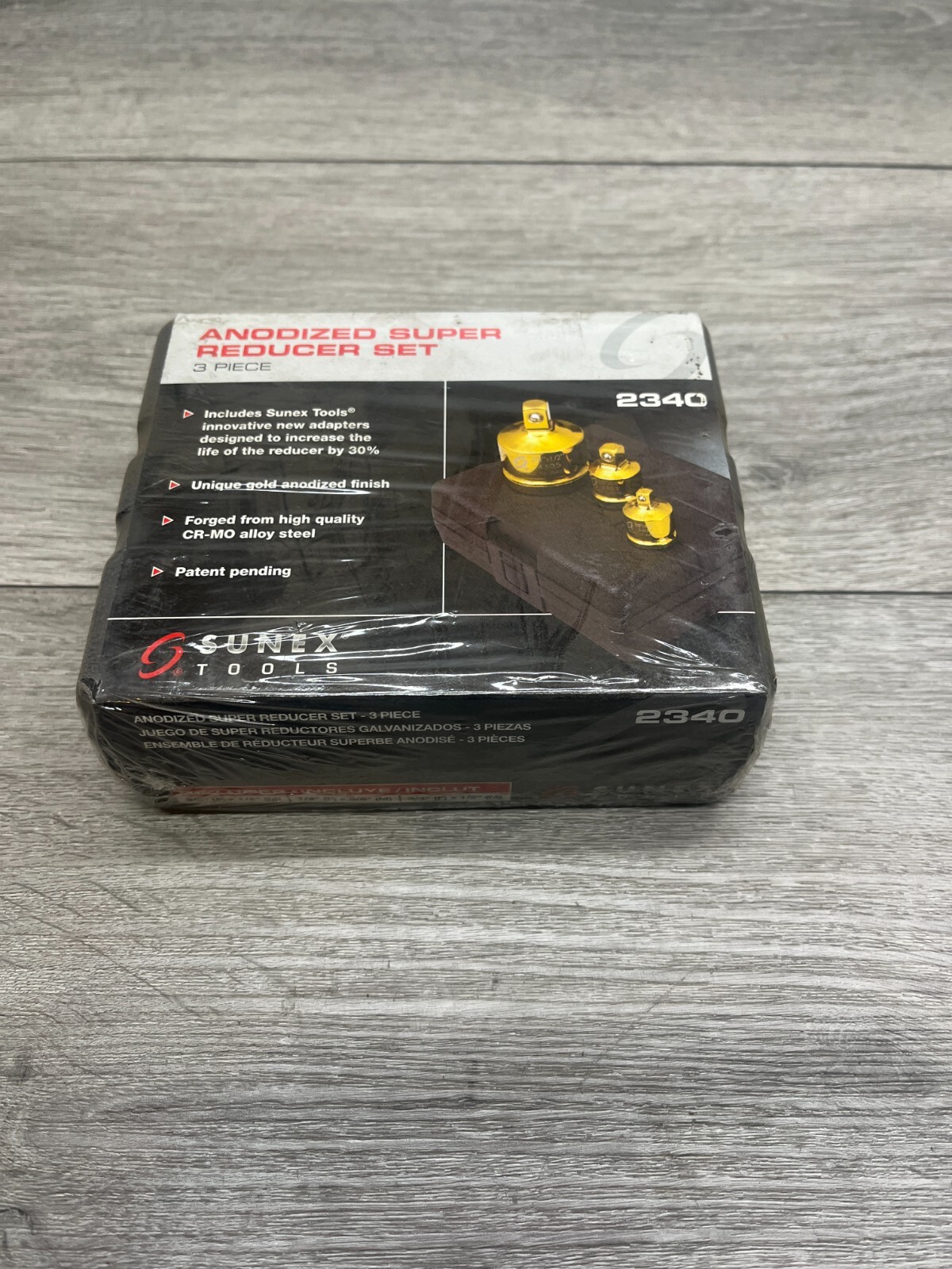 SUNEX TOOL 3 Piece Impact Super ReducerAdaptor Set SU2340 2340