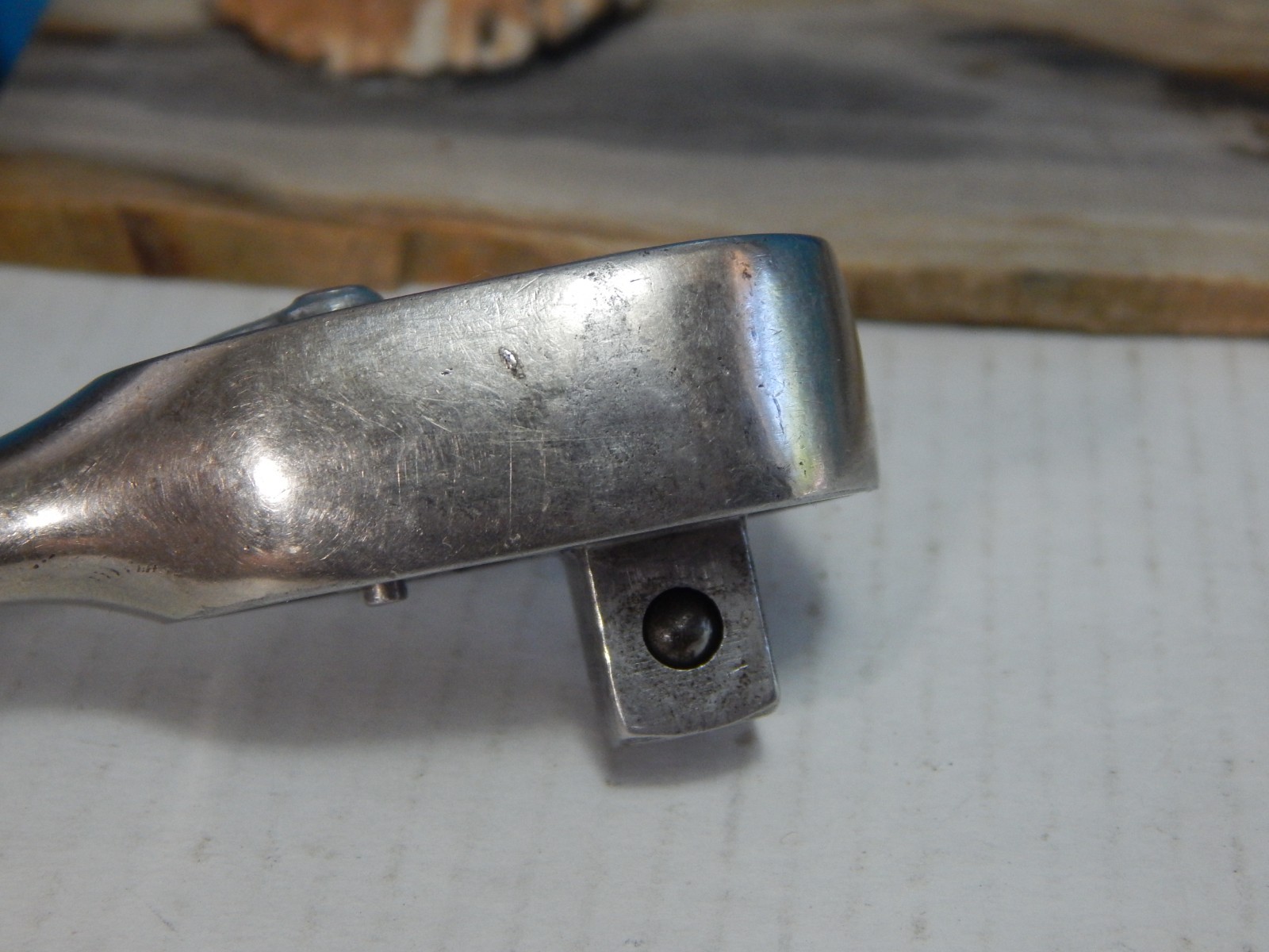 Snap on Tools 7.5″ Ratchet 3/8″ Drive, Year 1948 ,flat shank
