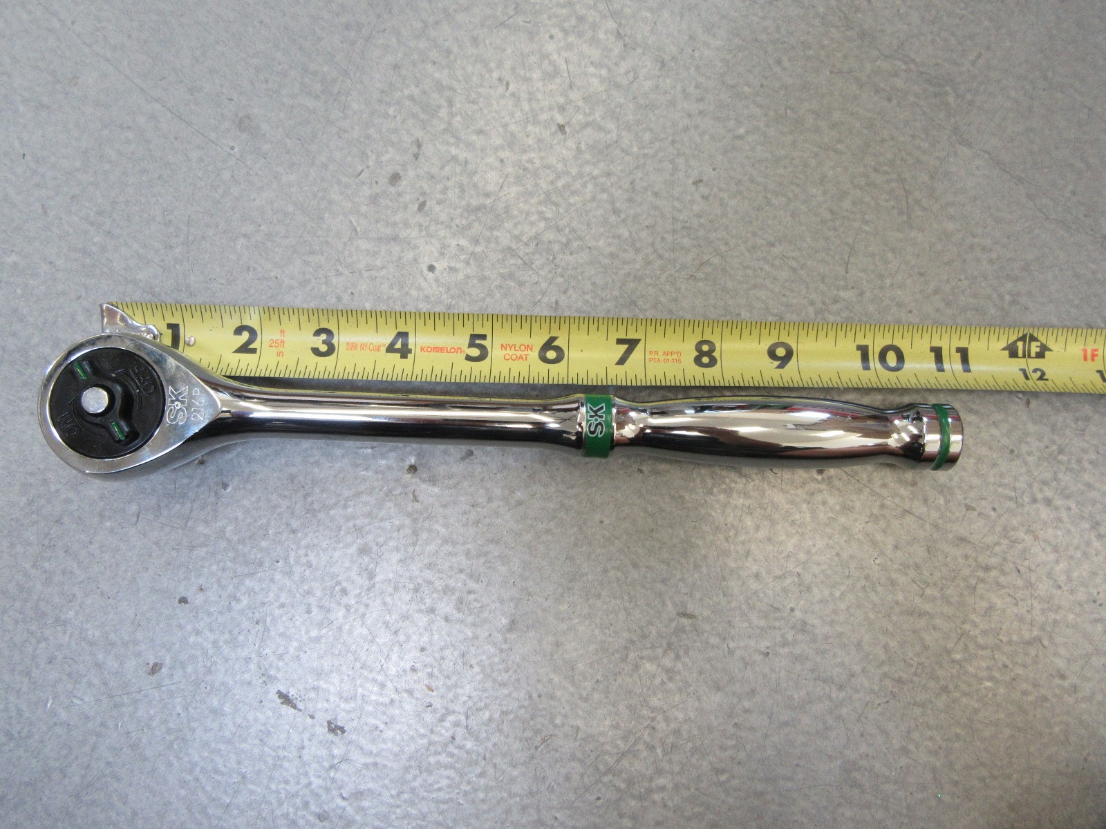 SK Professional Tools 216P 1/2″ Drive Ratchet w/ 3″ + 5″ Extensions & Swivel