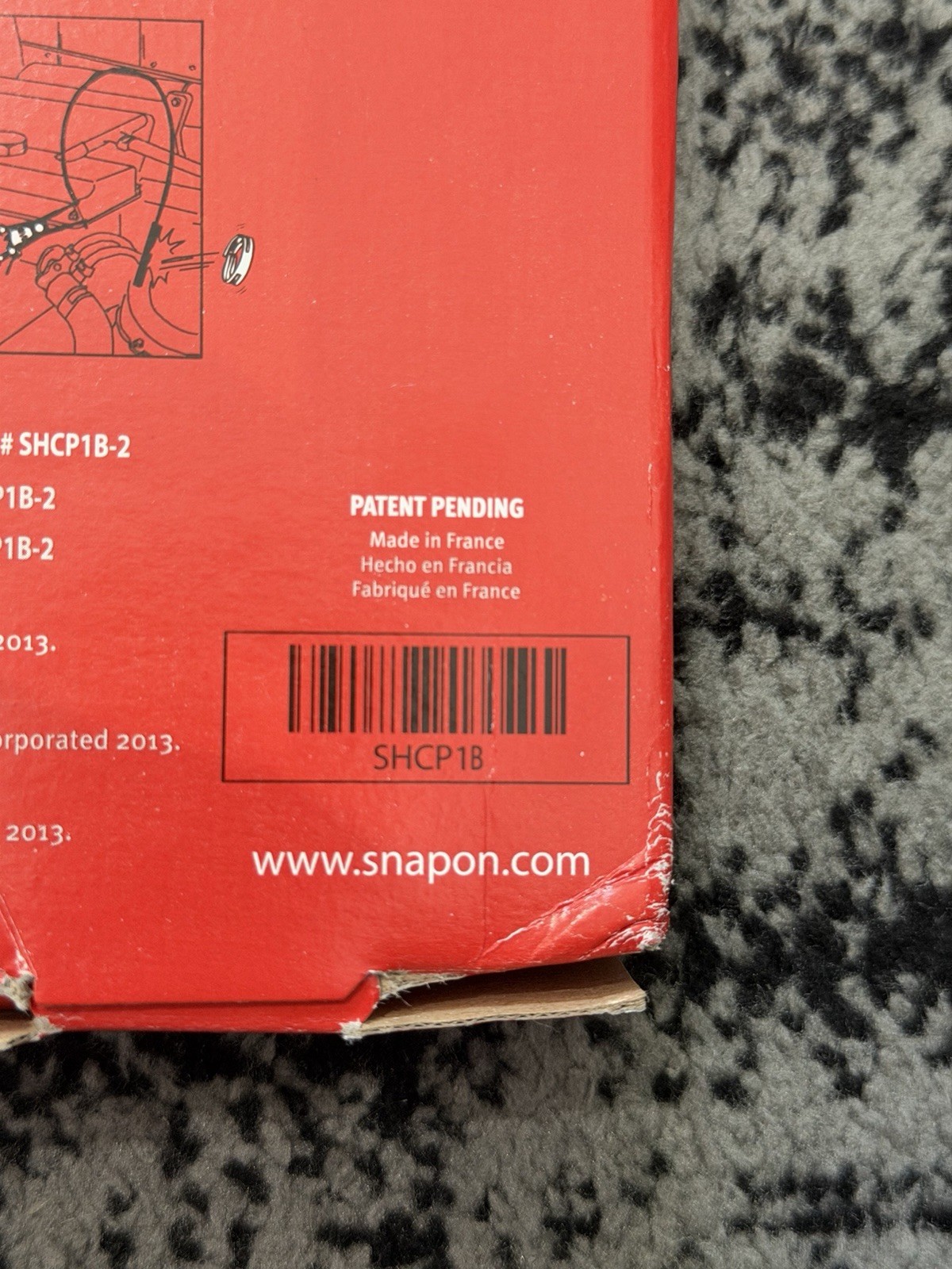 Snap-on SHCP1B Hose Clamp Pliers with Flexible Cable Remote Ratcheting NEW