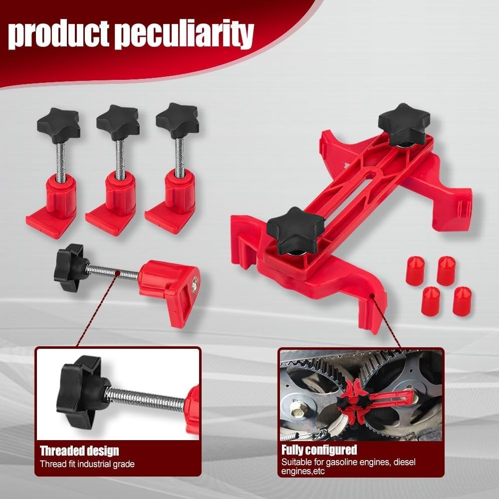 Compact Camshaft Locking Tool Set for Efficient Engine Repairs – 3.54 x 4.72 in