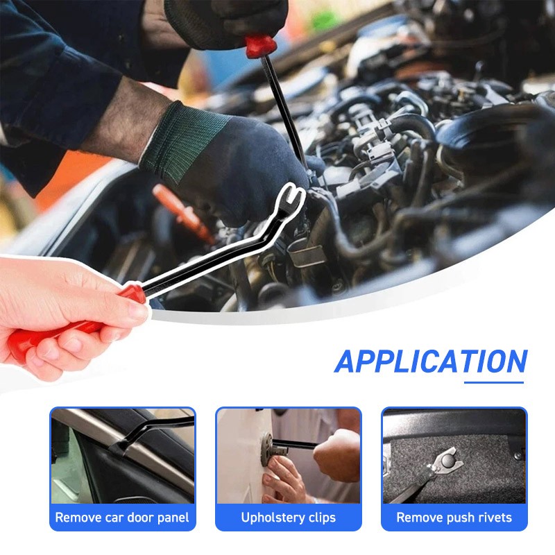 5 Auto Trim Removal Tool Kit Car Panel Door Window Fastener Remover Pry Tool Set
