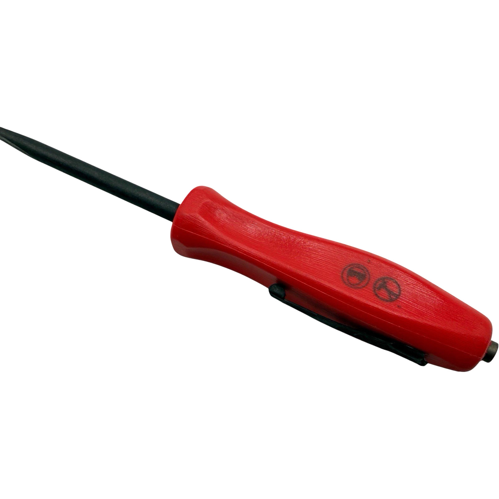 Snap On Tools Mini Magnetic Pocket Pry Bar Red 5 inch Straight Blade