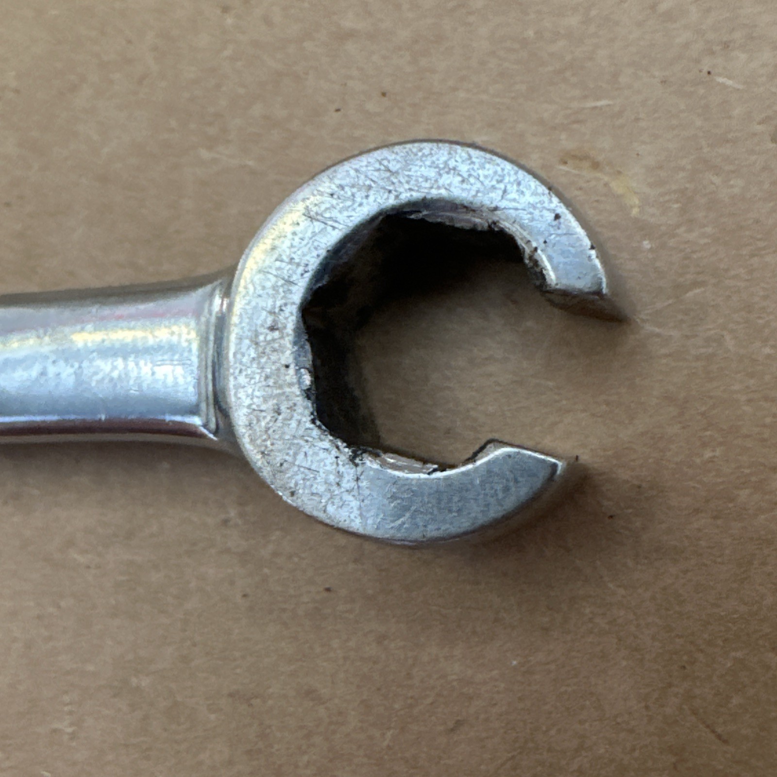 Vintage Vulcan Flare Nut Line Wrench 3/8” X 7/16” Inch SAE Made In USA FW1214