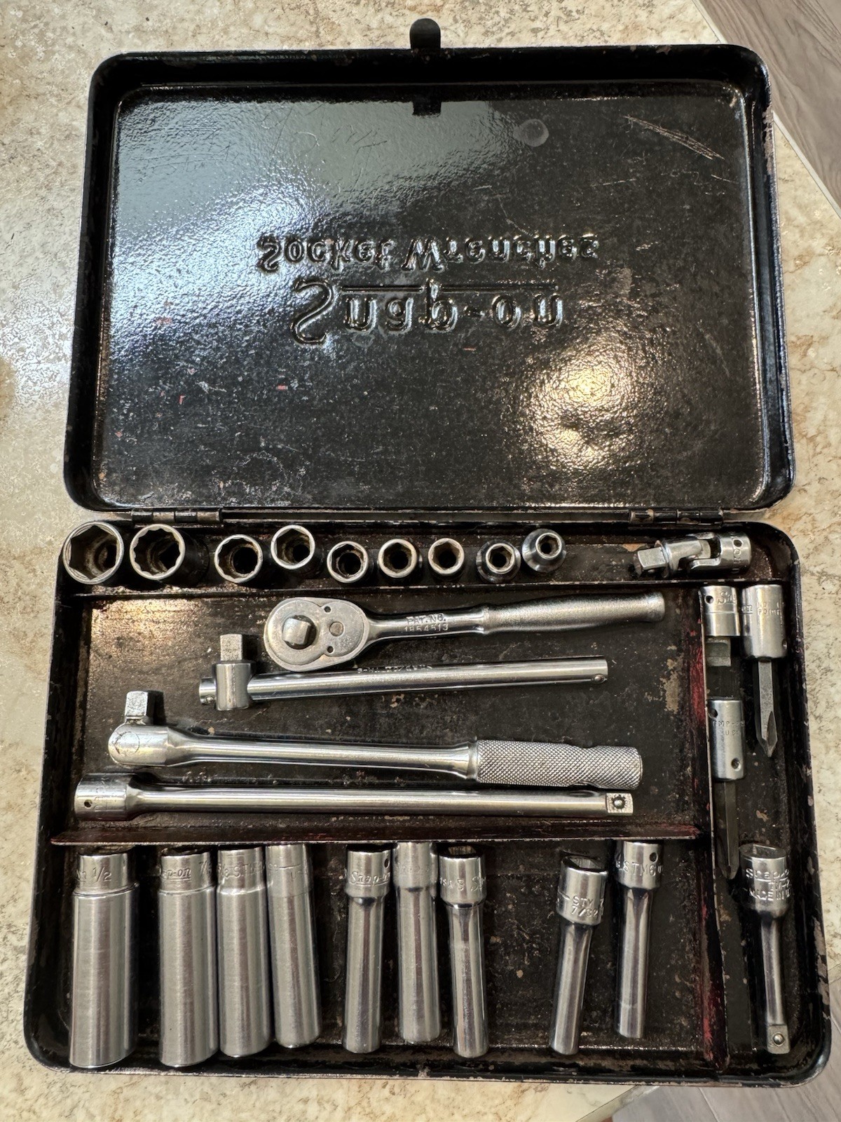 Vintage Snap-On Socket Wrenches 1/4”
