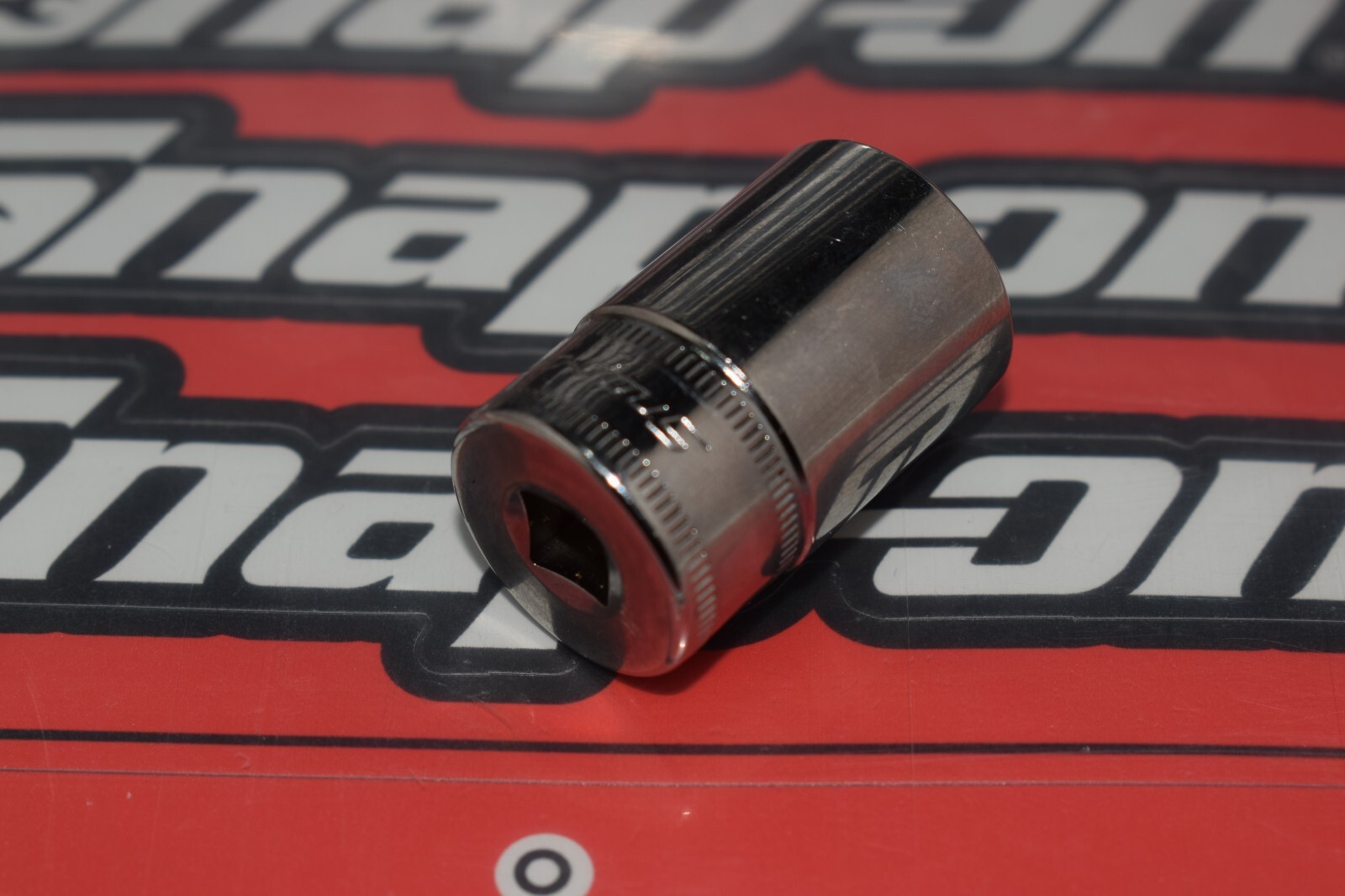 Snap-on Tools NEW 1/4″ Drive 15mm Metric Semi Deep 6PT Chrome Socket TMMS15 #114