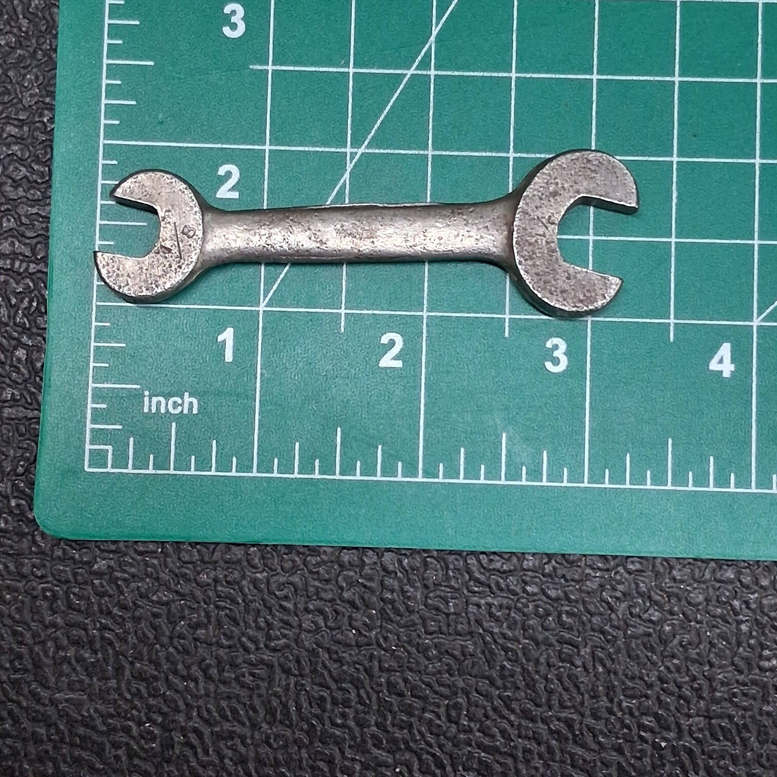 Vintage W&B 13/32″ x 5/16″ Drop Forged SAE 3″ Double Open-End Wrench