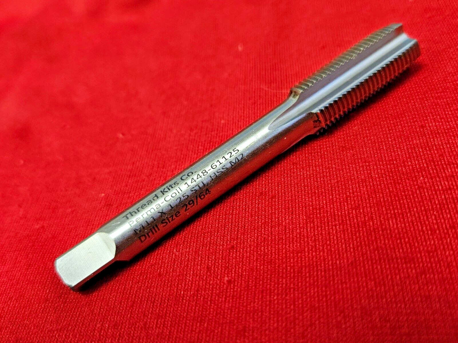 M11 X 1.25 STI Screw Thread Repair Insert Tap Perma-Coil 1448-61125 Fits Heli