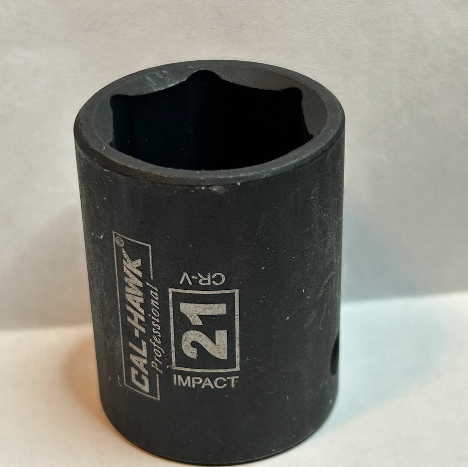Cal- Hawk Professional Impact Socket 21 mm x 1/2″ Dr 6Pt Free USA Shipping