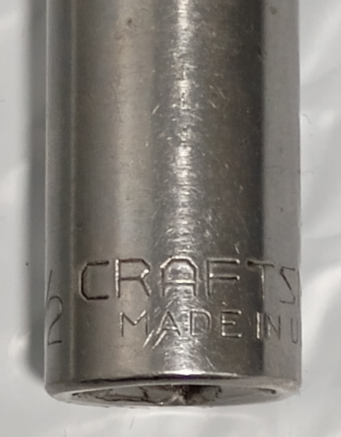 CRAFTSMAN TOOLS USA VV43312, 3/8″ DRIVE, 1/2″ SOCKET, 2.5″ DEEP/HIGH, 12 POINT.
