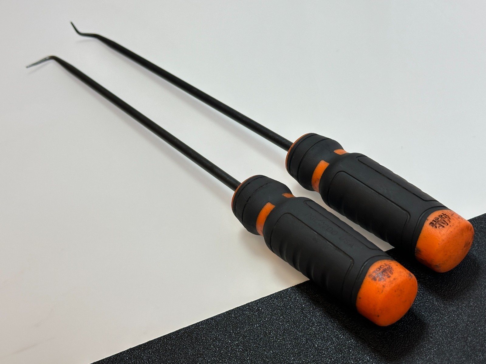 🇺🇸MAC Tools 2pc Long Pick ORANGE Set Pair, PSL22DO 90° & PSL23DO Compound-Bend