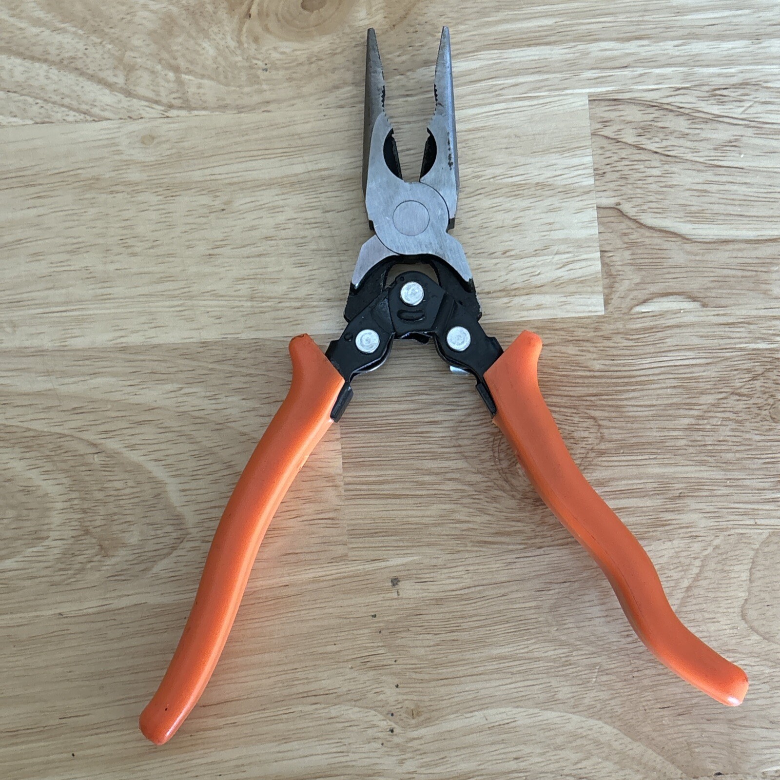 Cornwell Tools Compound Action Needle Nose Pliers W/ Cutter Orange CPL-1300