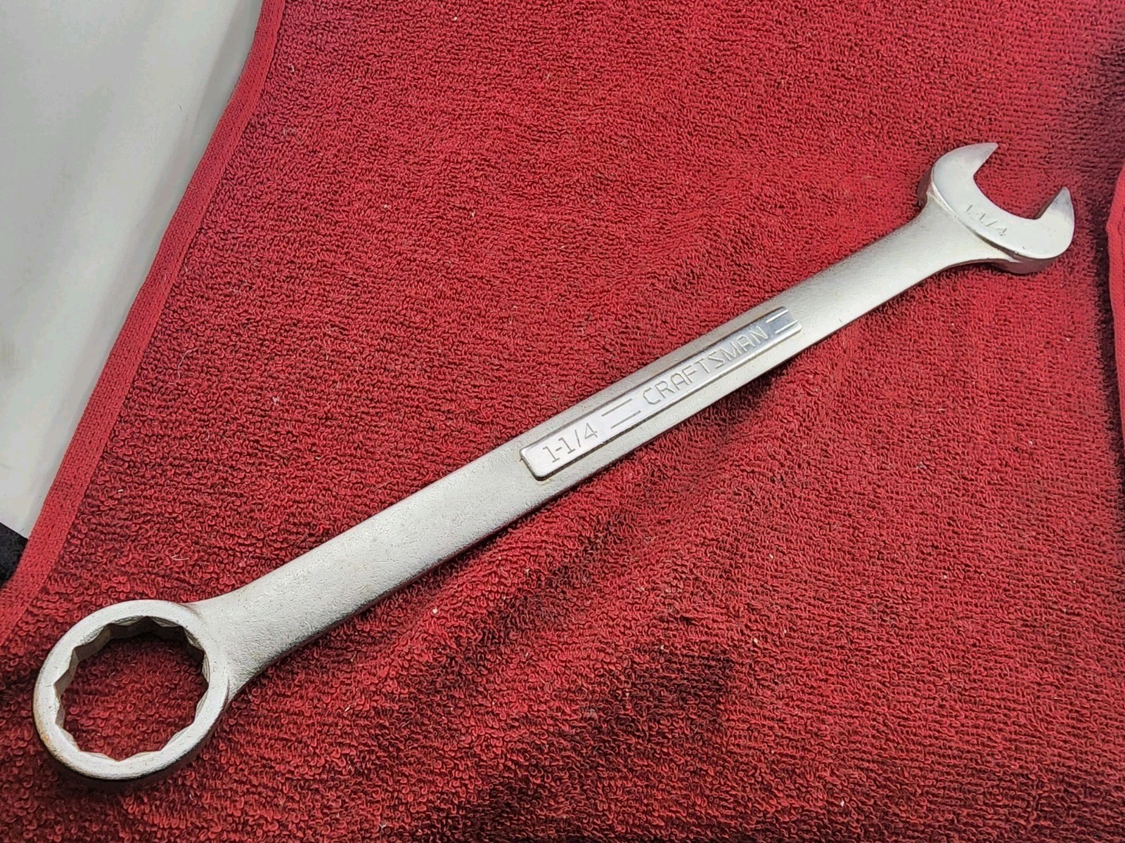 Craftsman USA 1-1/4 Combination Wrench 12-Point #44708 V-Series