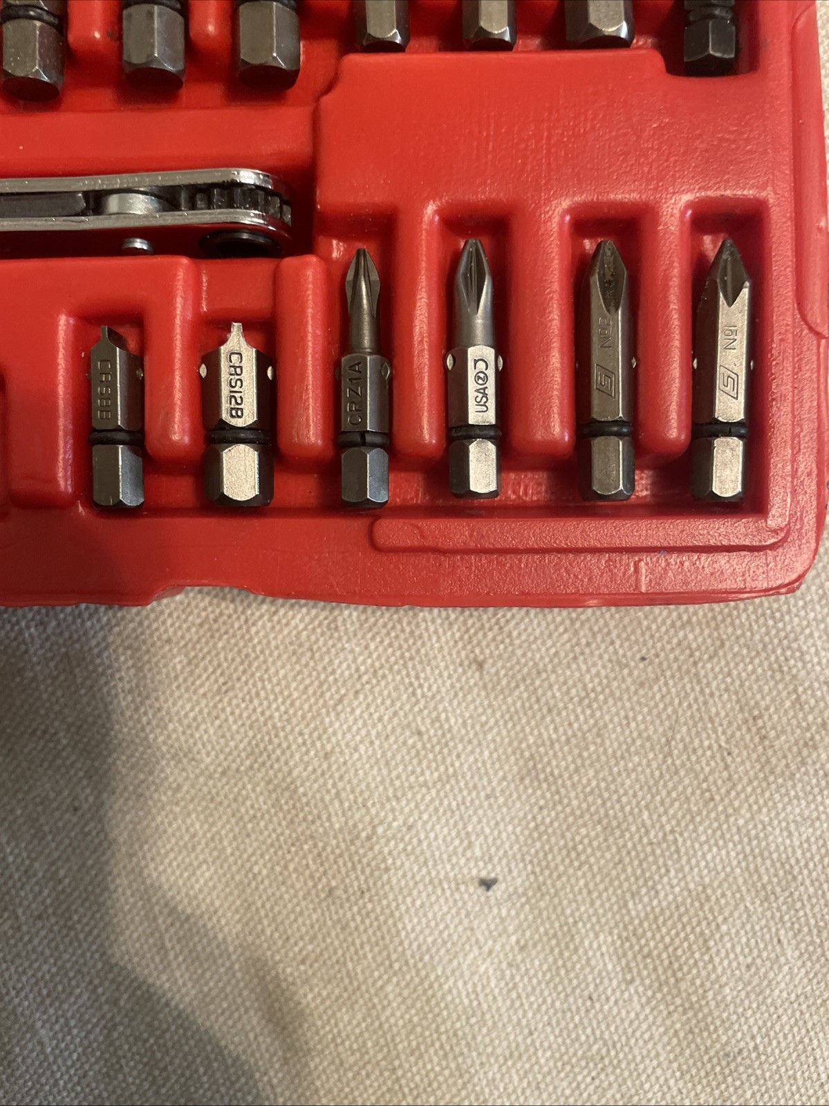 Snap On Offset Driver Set Ratchet & Bit Set CRA180PB