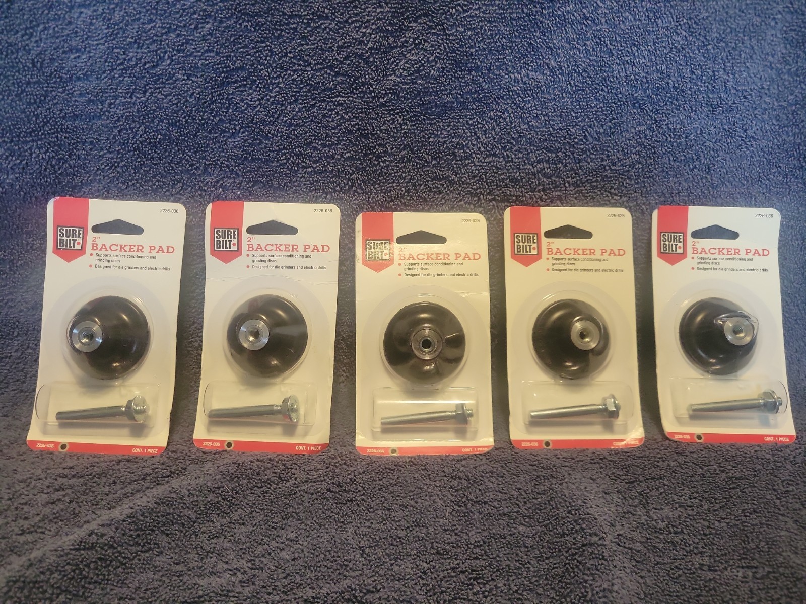 Sure Bilt 2″ Backer Pad 2226-036 Die Grinders & Electric Drills 5 For $10