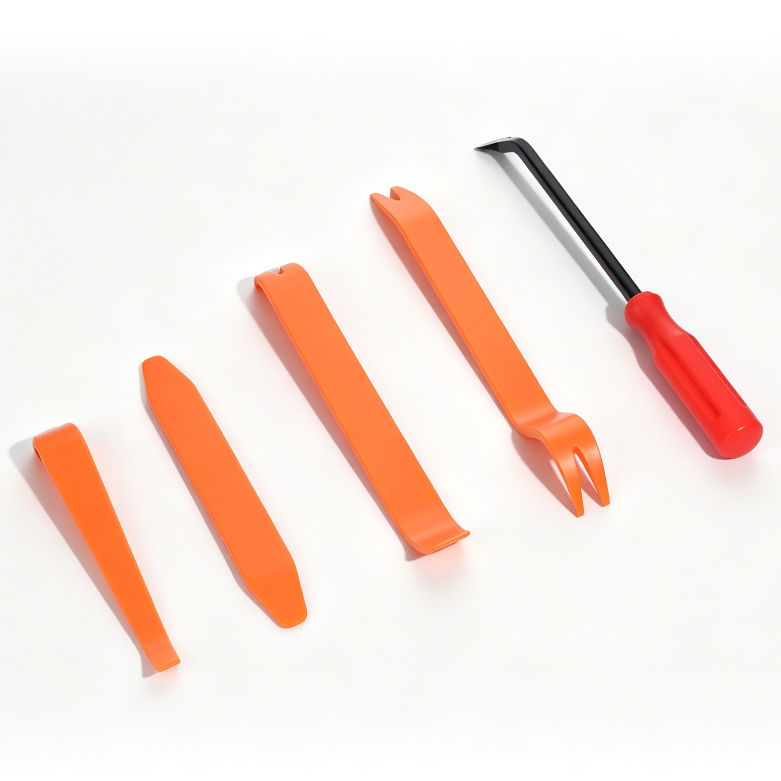 5Pcs Car Trim Removal Tool Set Hand Tools Pry Bar Panel Door Interior Clip Kit