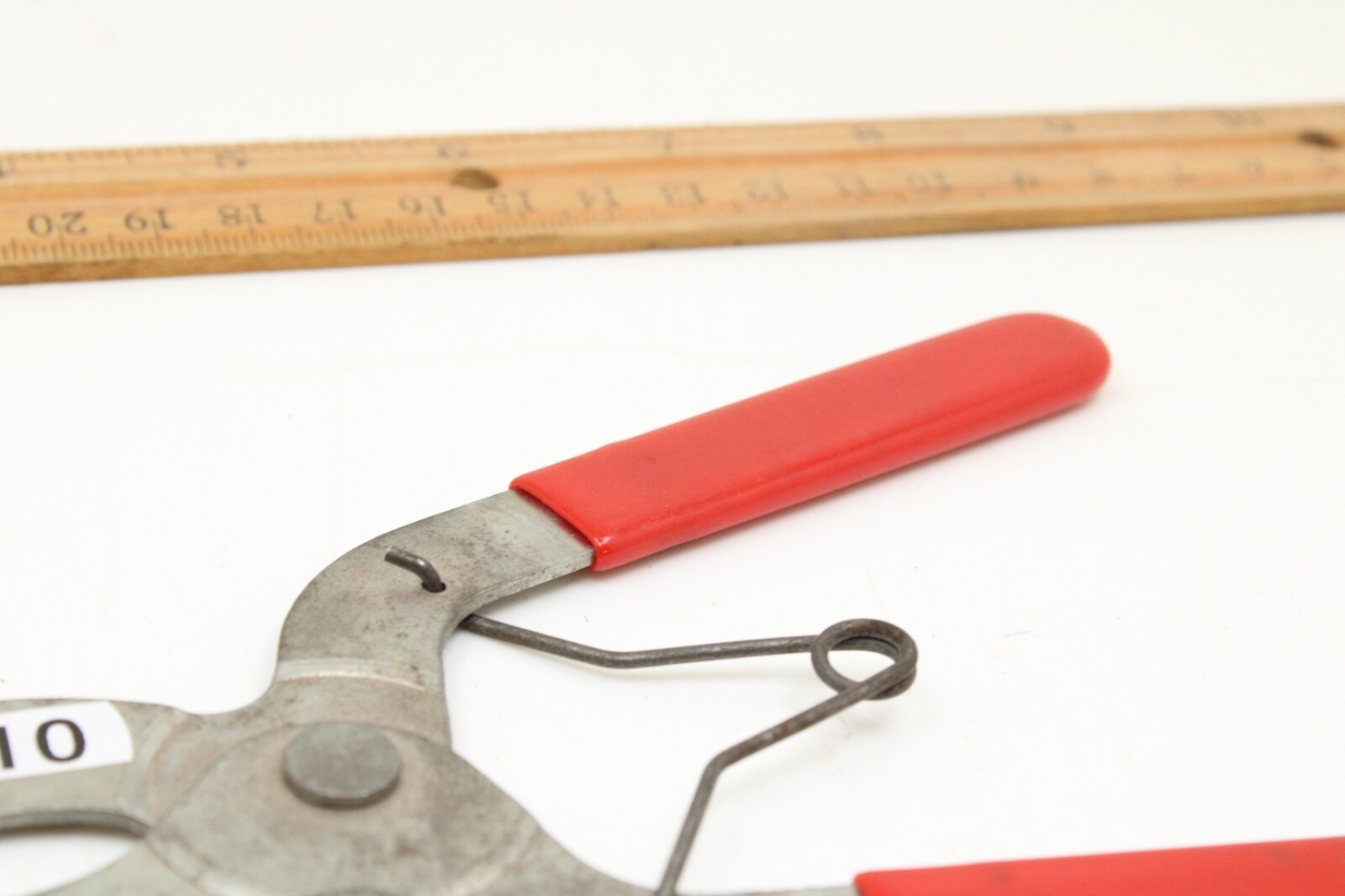 Unbranded 7″ Long Expander Pliers for Piston Rings Red Rubber Handle