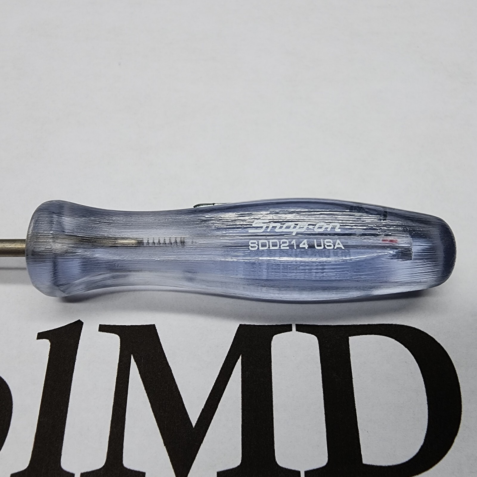 Snap-on Tools USA NEW Flat Tip .025″ Clear Pocket Spark Tester w/Clip SDD214
