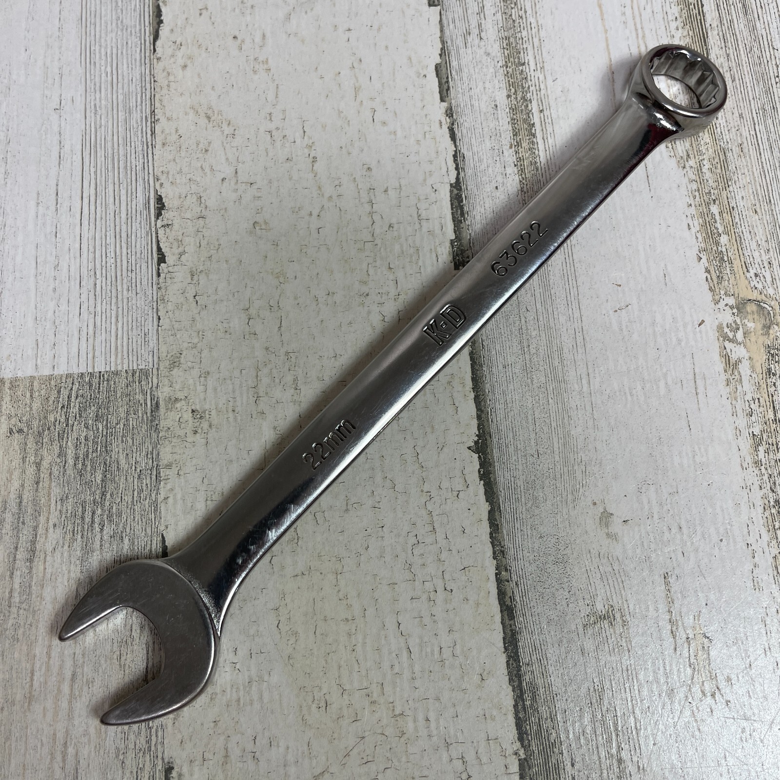 22mm KD Combination End Wrench – Part Number 63622 – Made in USA K-D