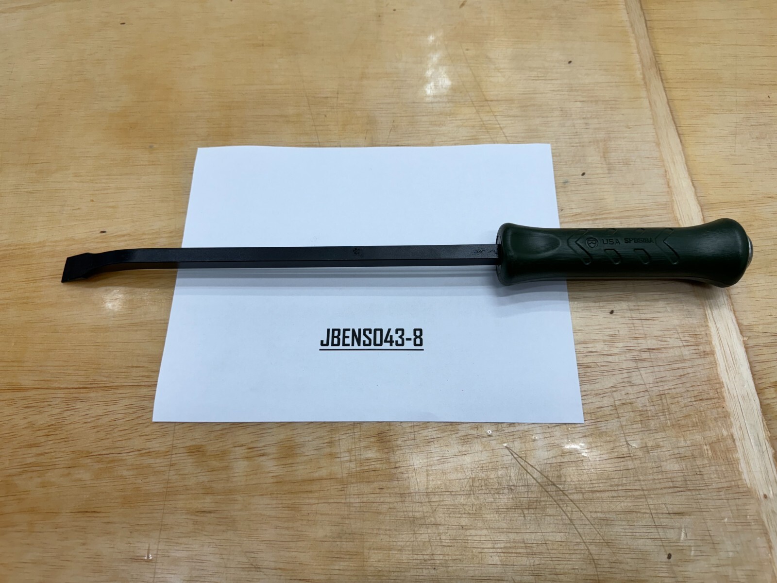 Snap-on Tools USA NEW COMBAT GREEN 18″ Length Steel Striking Pry Bar SPBS18ACG