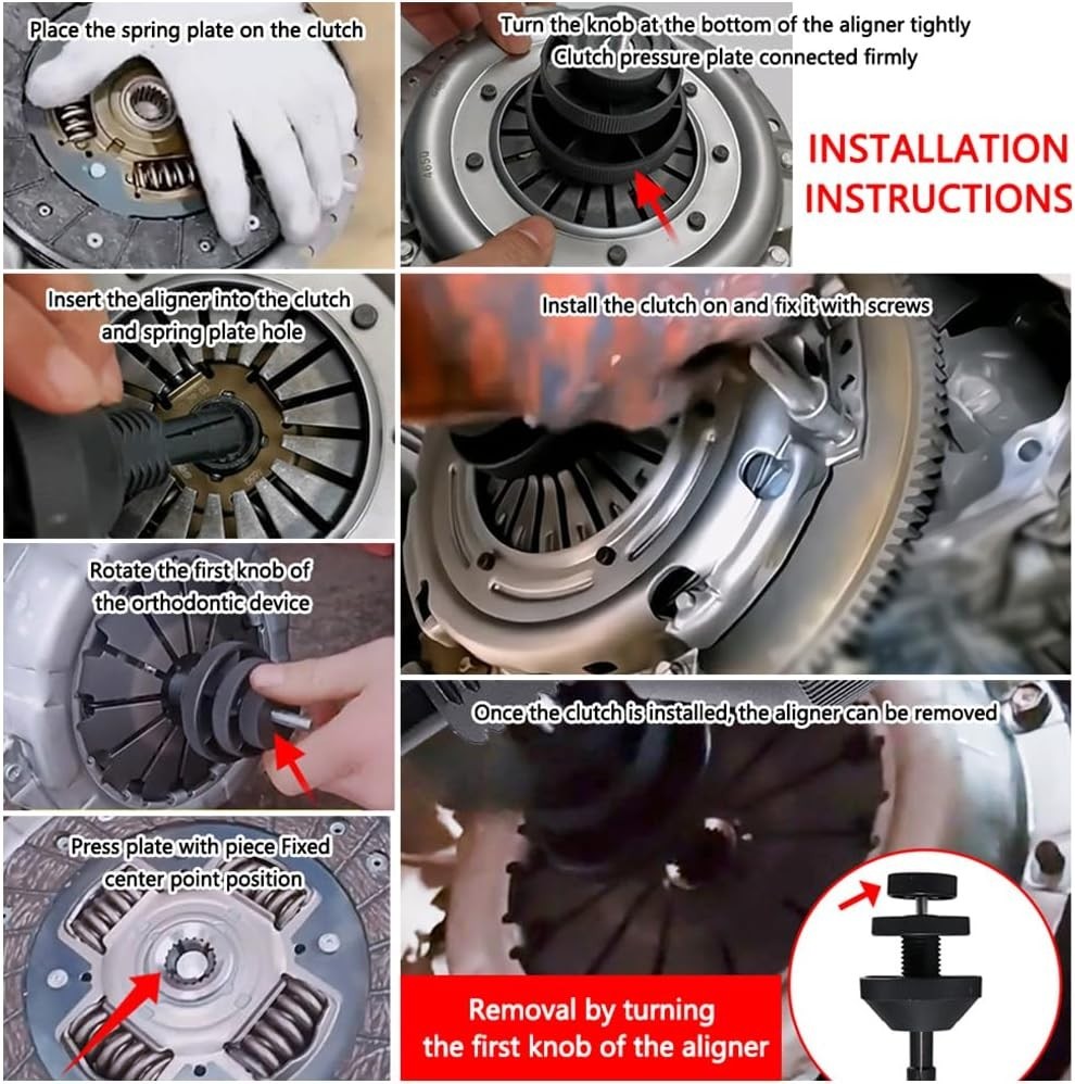 OFBAND Clutch Alignment Tool,Universal Car Alignment Tool Kit for Most Cars and