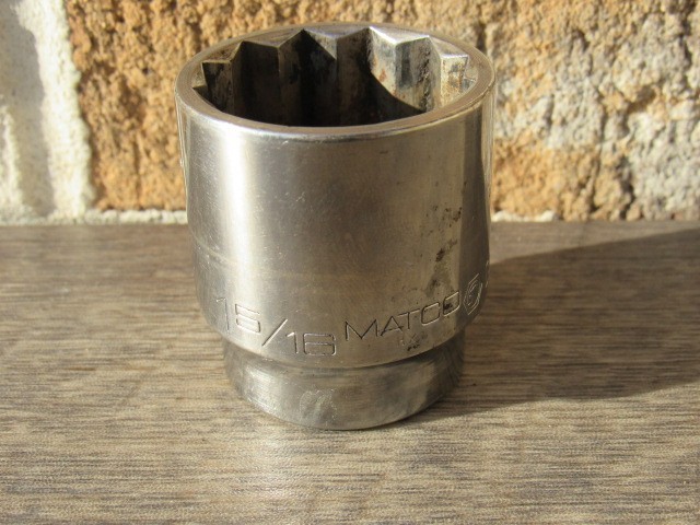 MATCO C422 1/2″ DRIVE 1 5/16″ CHROME SHALLOW 12 POINT 1 & 5/16″ C 422 SOCKET SAE