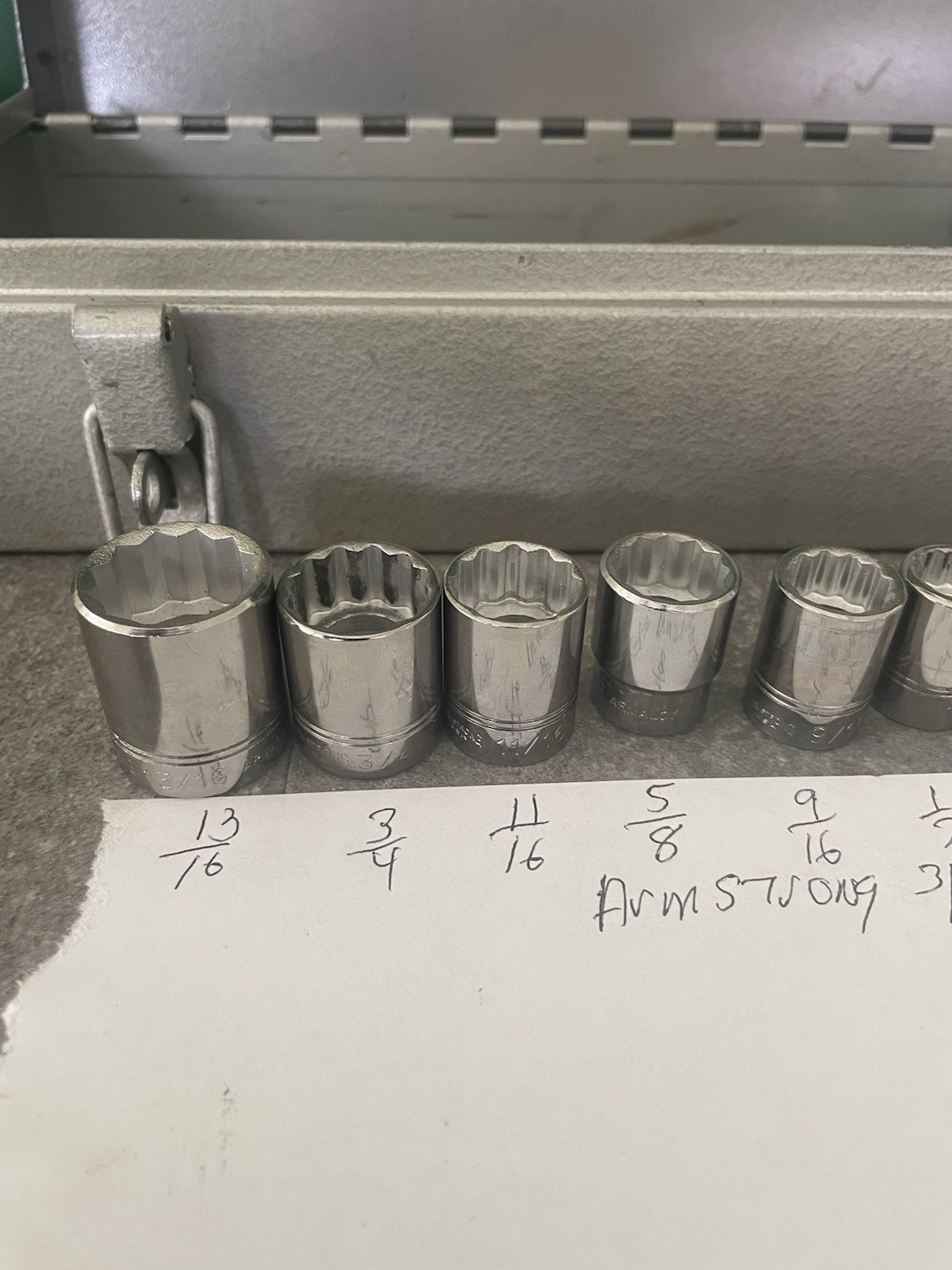BlackHawk, Proto, Armstrong SAE & Metric Sockets 37 Pc. + Box Nice Tools