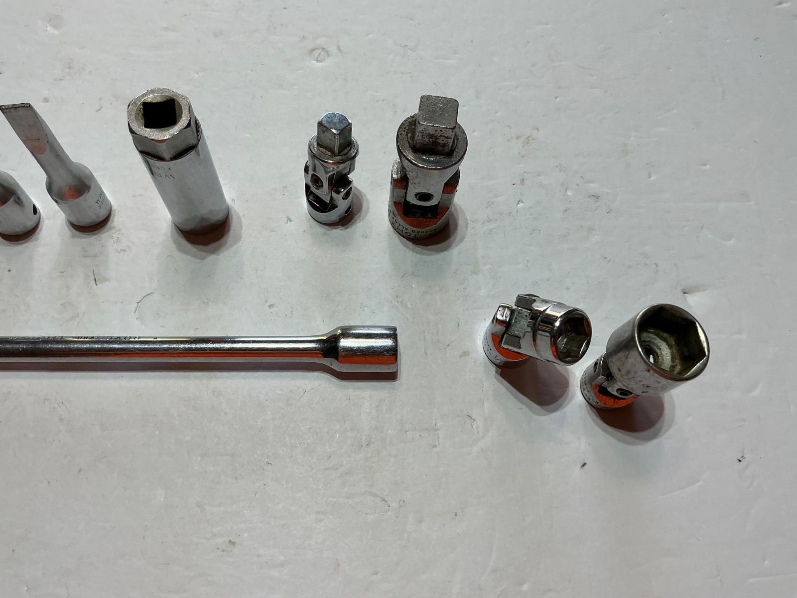 Vintage Wright brand 12 pc asst. specialty sockets all made in the USA $30