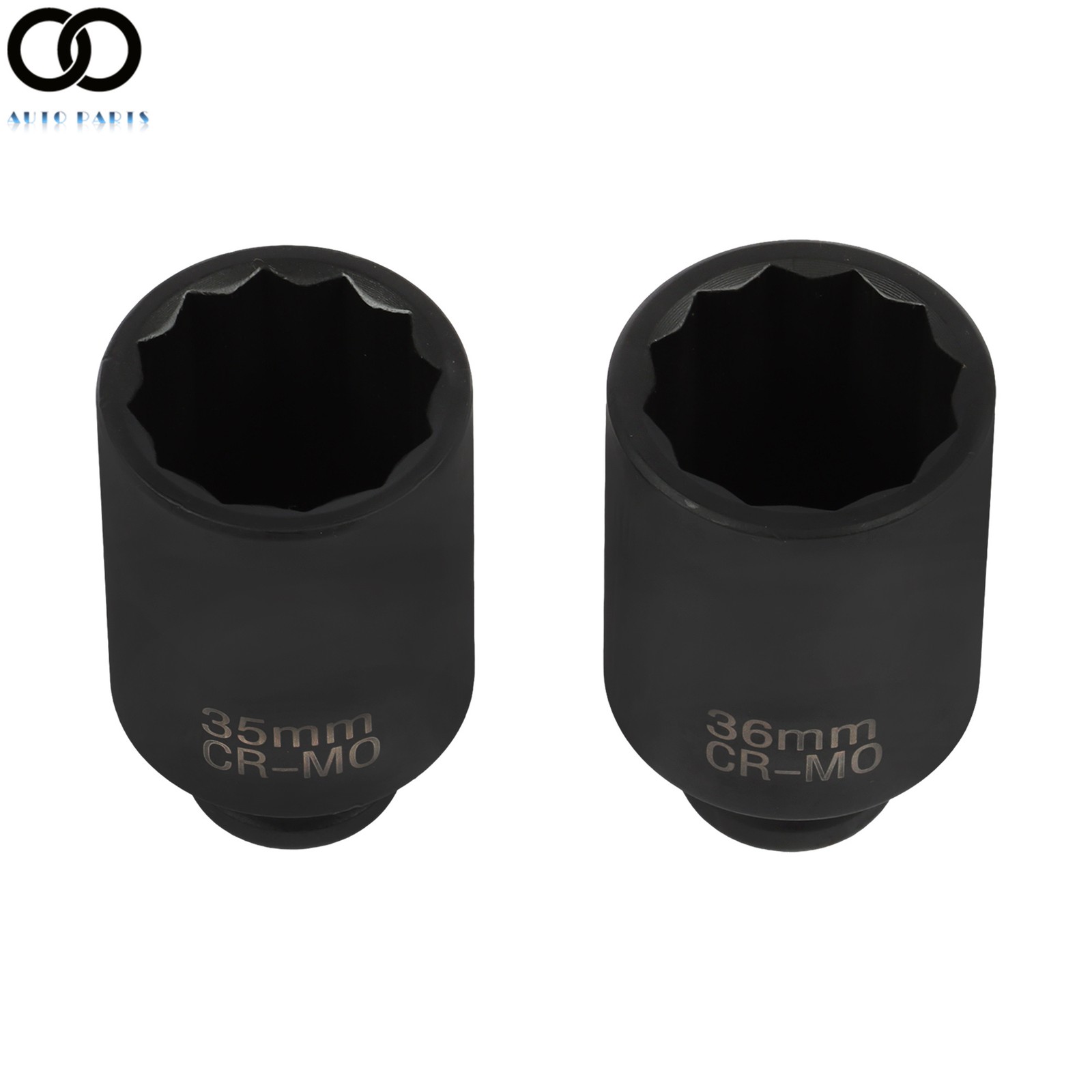 8Pc Axle Nut Socket Set 12 Point 1/2″ Drive 29-39mm for Toyota BMW Mercedes-Benz