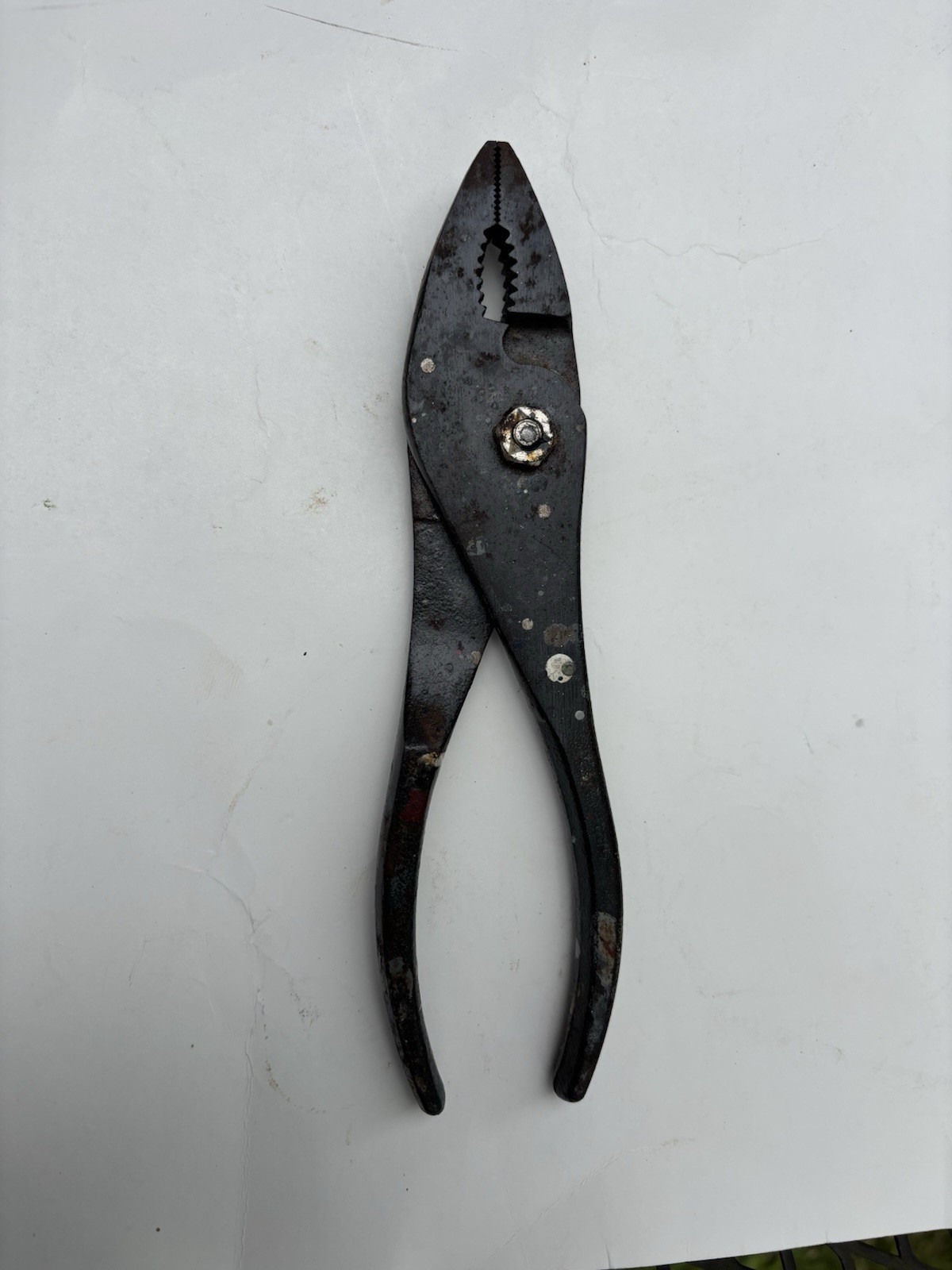 Snap On 8″ Heavy Duty Talon Grip Combination Slip Joint Pliers Vintage