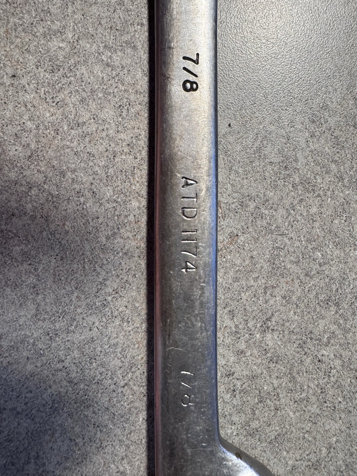 ATD Combination Wrench Lot 14mm 9/16 13/16 7/8 SAE Metric 5 Pc USA