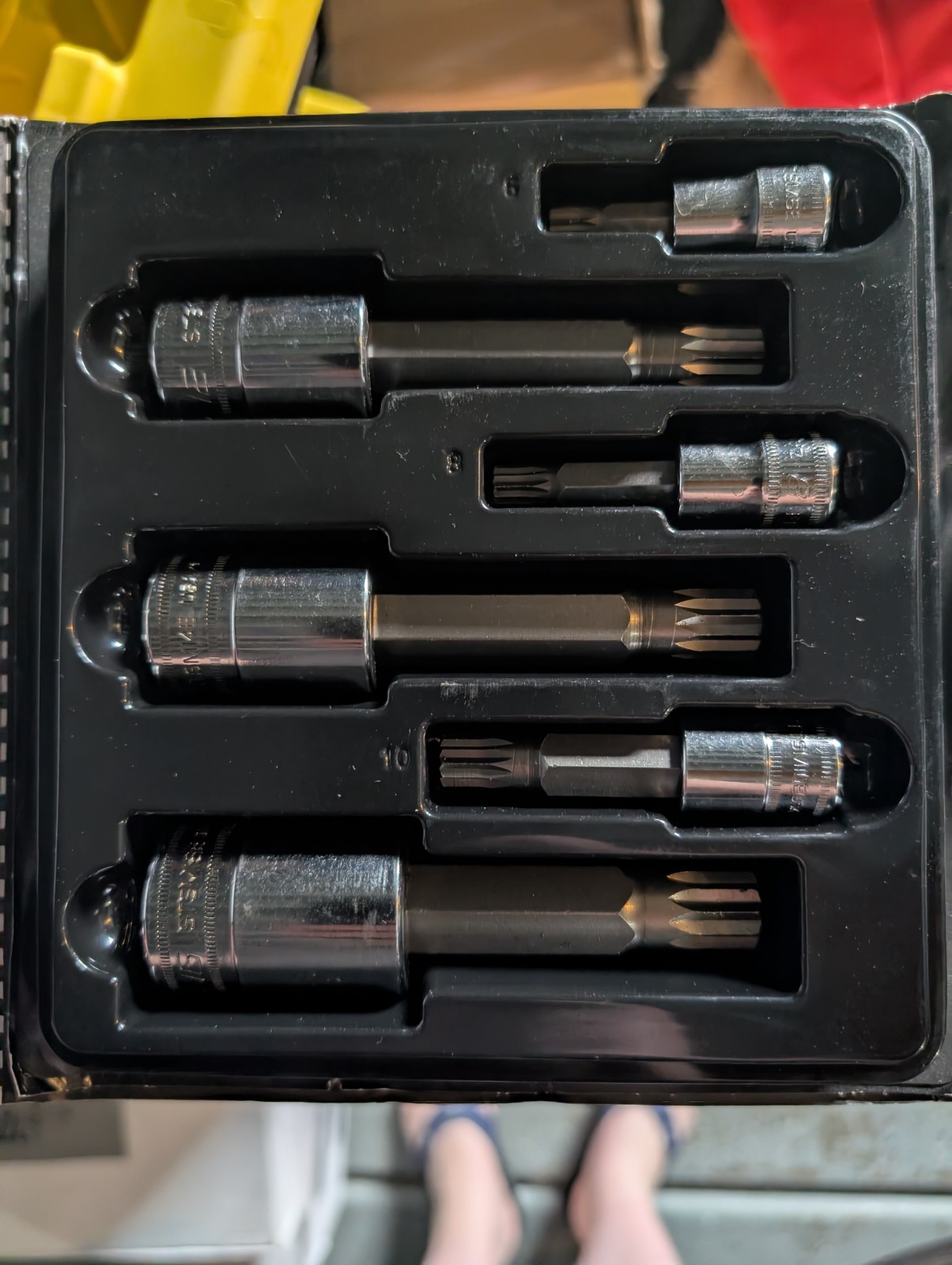 Snap On 6 piece Metric Triple Square Drive Set